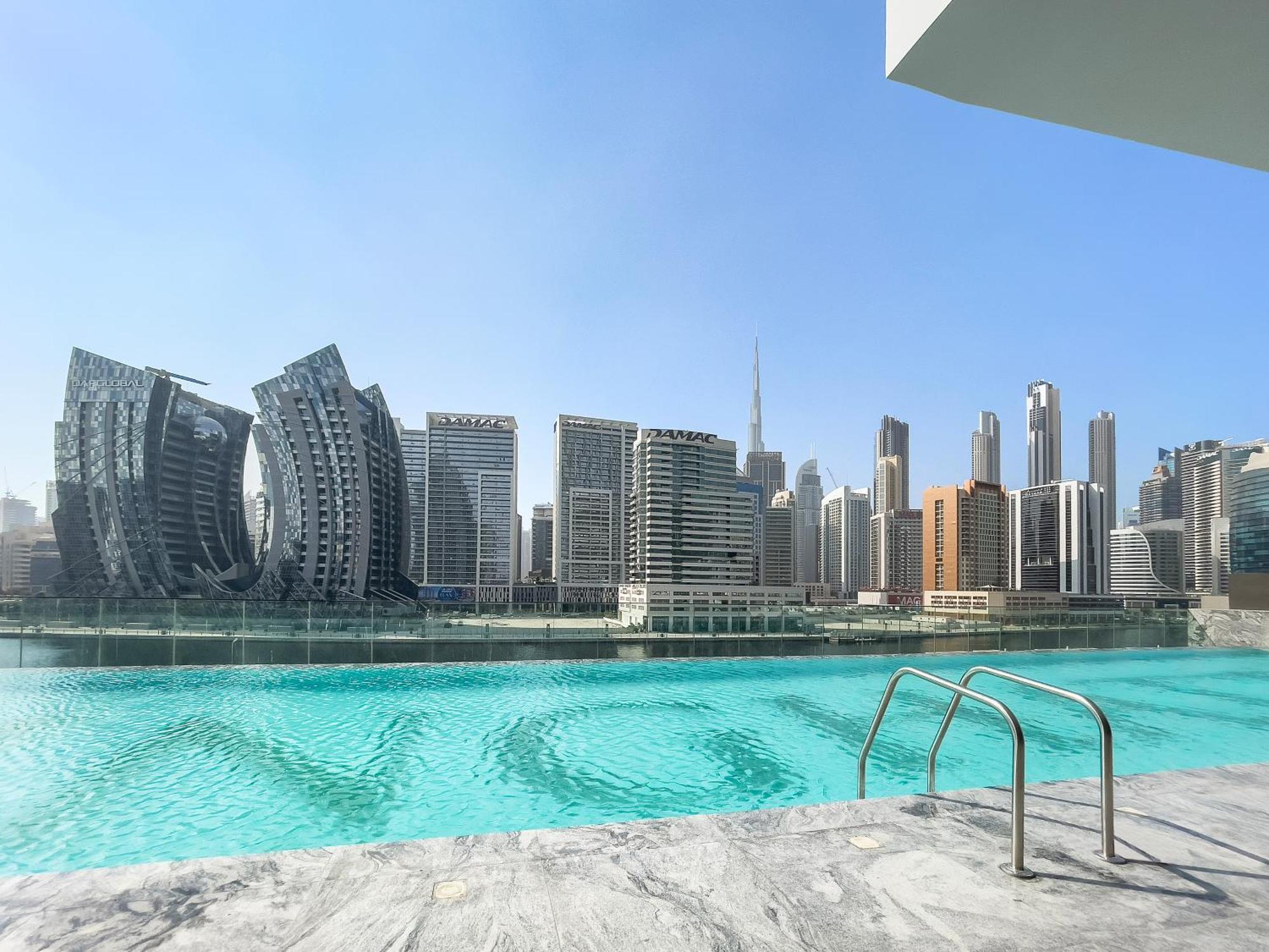 Furnished Binghatti Canal - Burj Khalifa View,