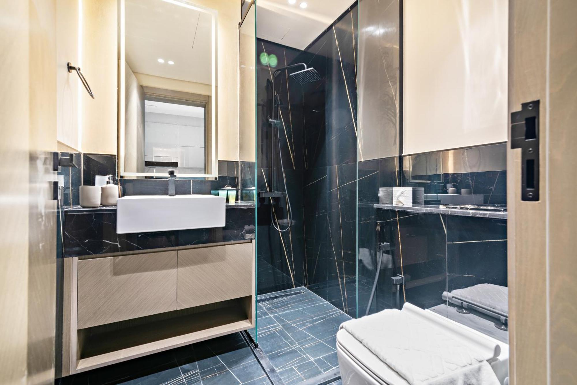 Furnished Binghatti Canal - Burj Khalifa View, Apartment *
