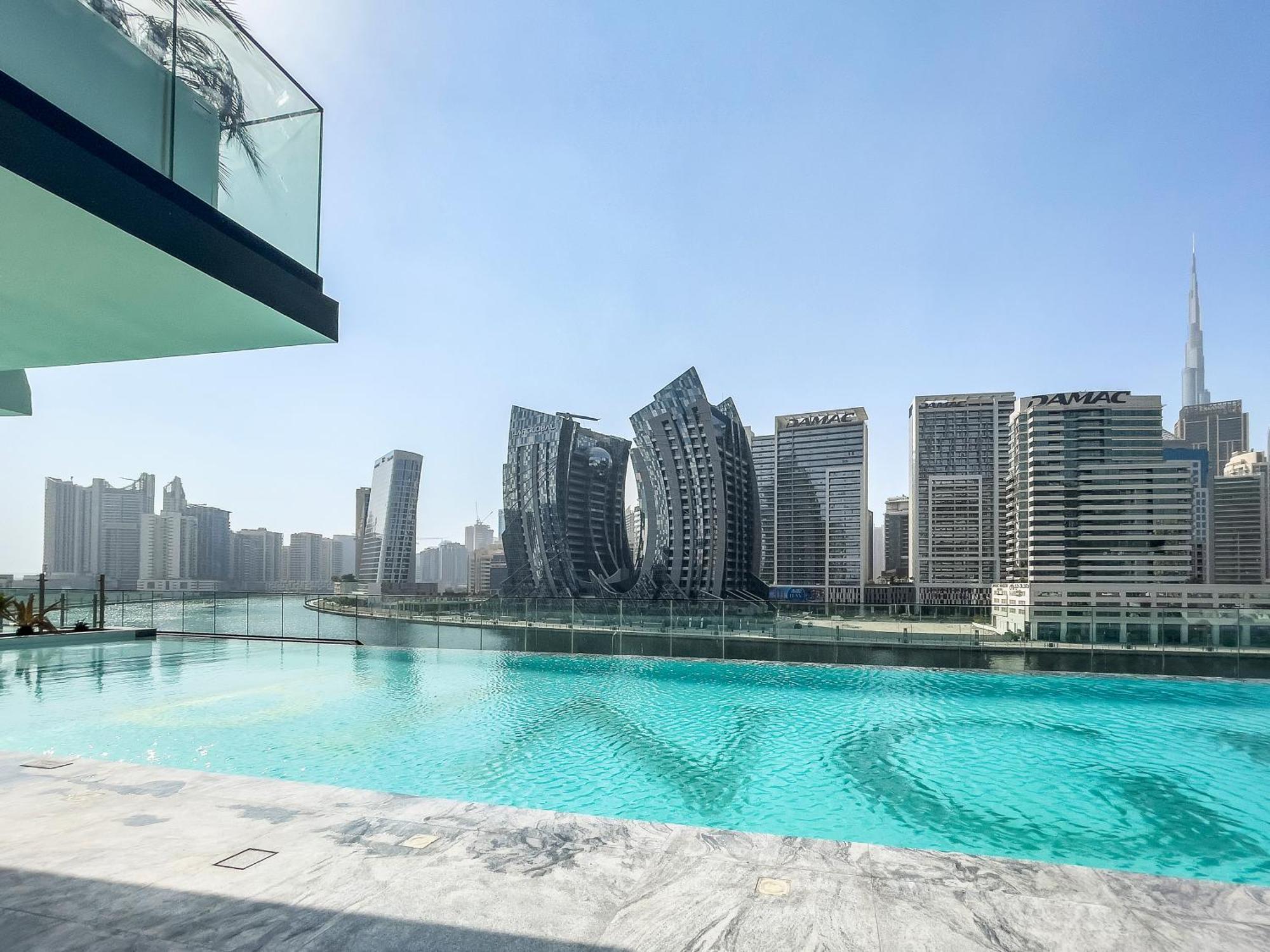 Furnished Binghatti Canal - Burj Khalifa View, *