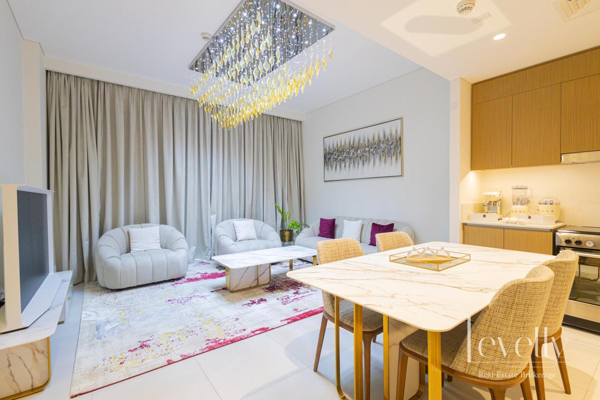 Spacious Modern 2br With Partial Burj Khalifa View Apartment