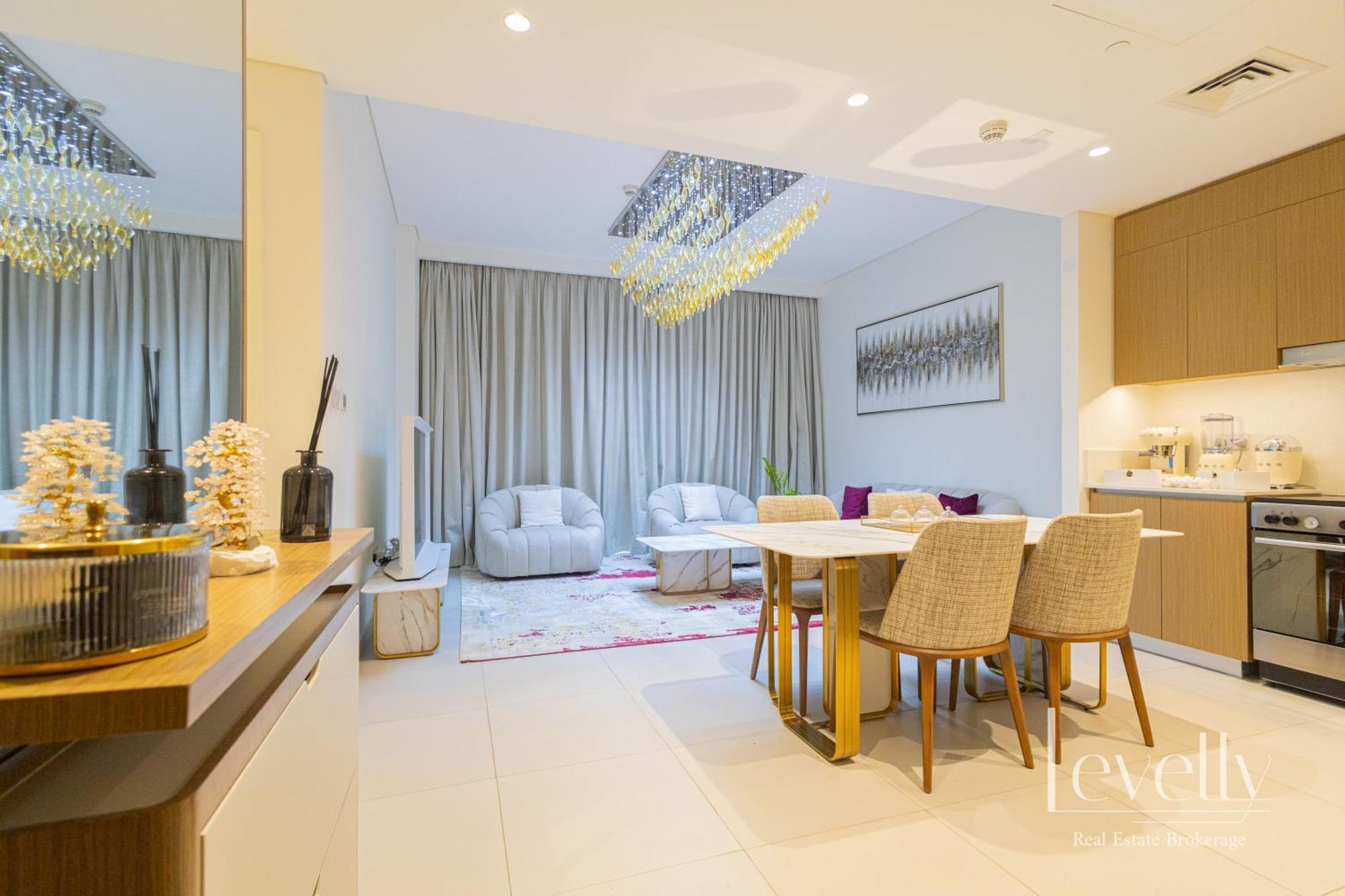 Apartment Spacious Modern 2br With Partial Burj Khalifa View Dubai