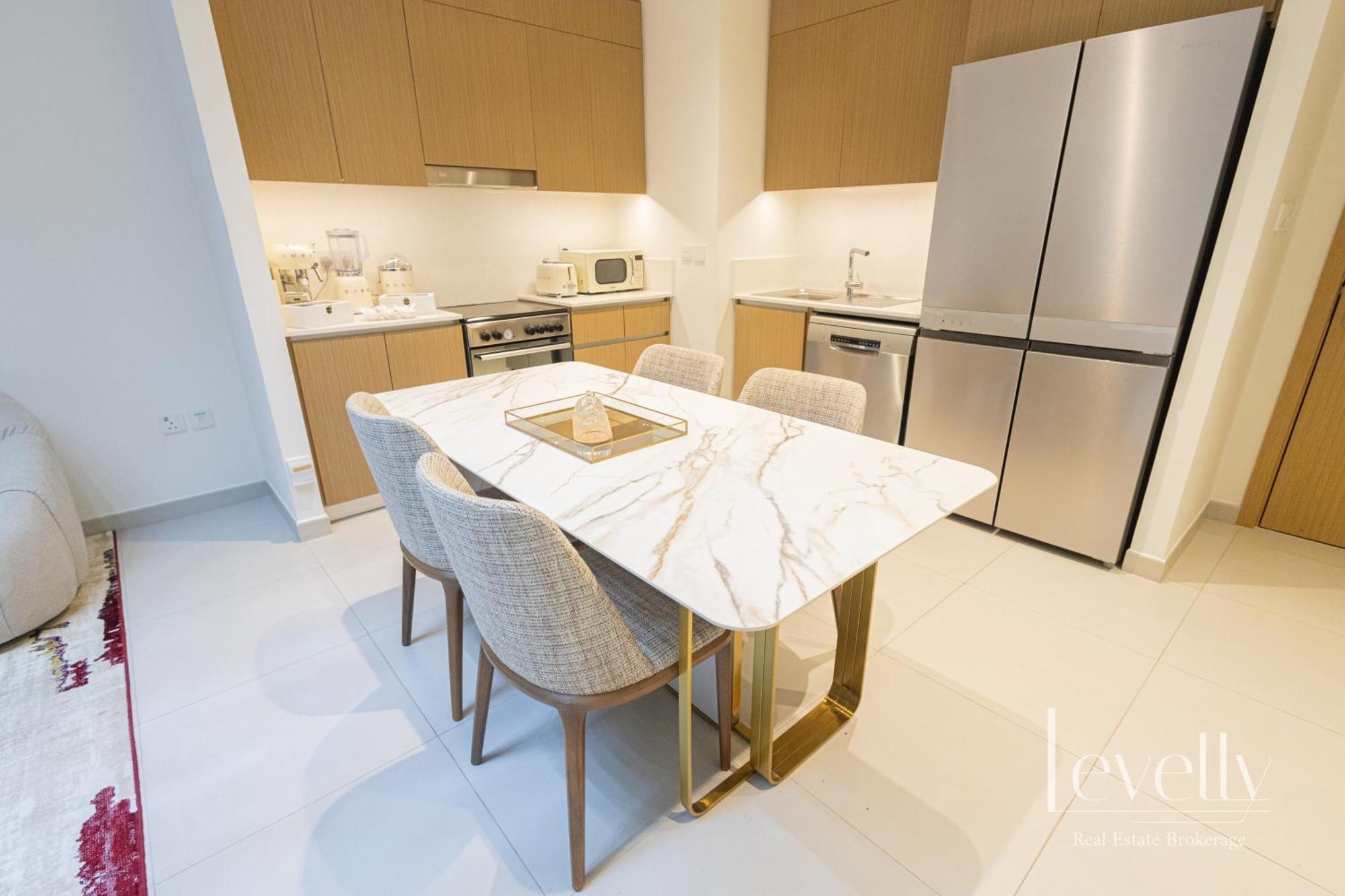 Apartment Spacious Modern 2br With Partial Burj Khalifa View
