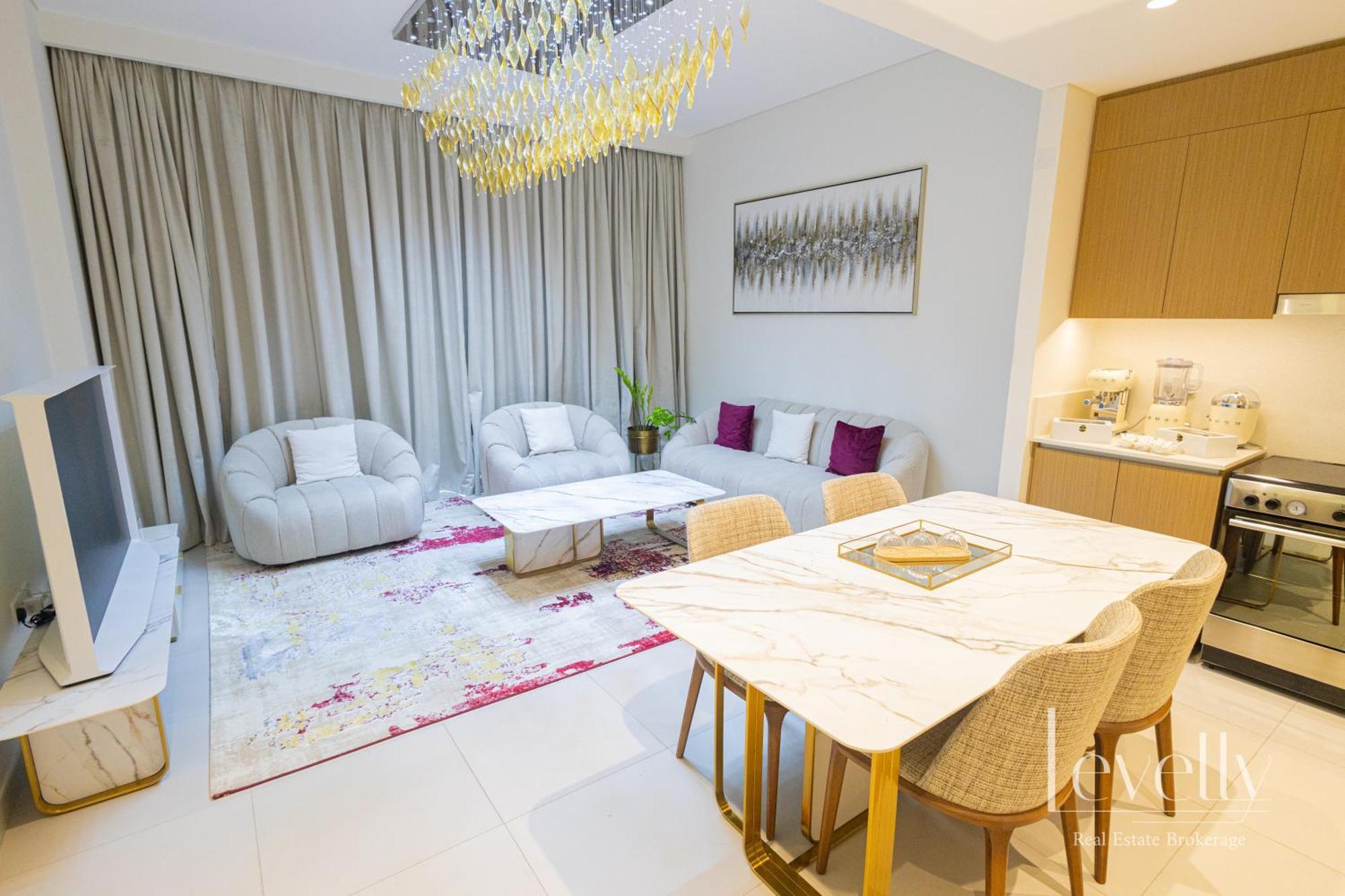 Spacious Modern 2br With Partial Burj Khalifa View *