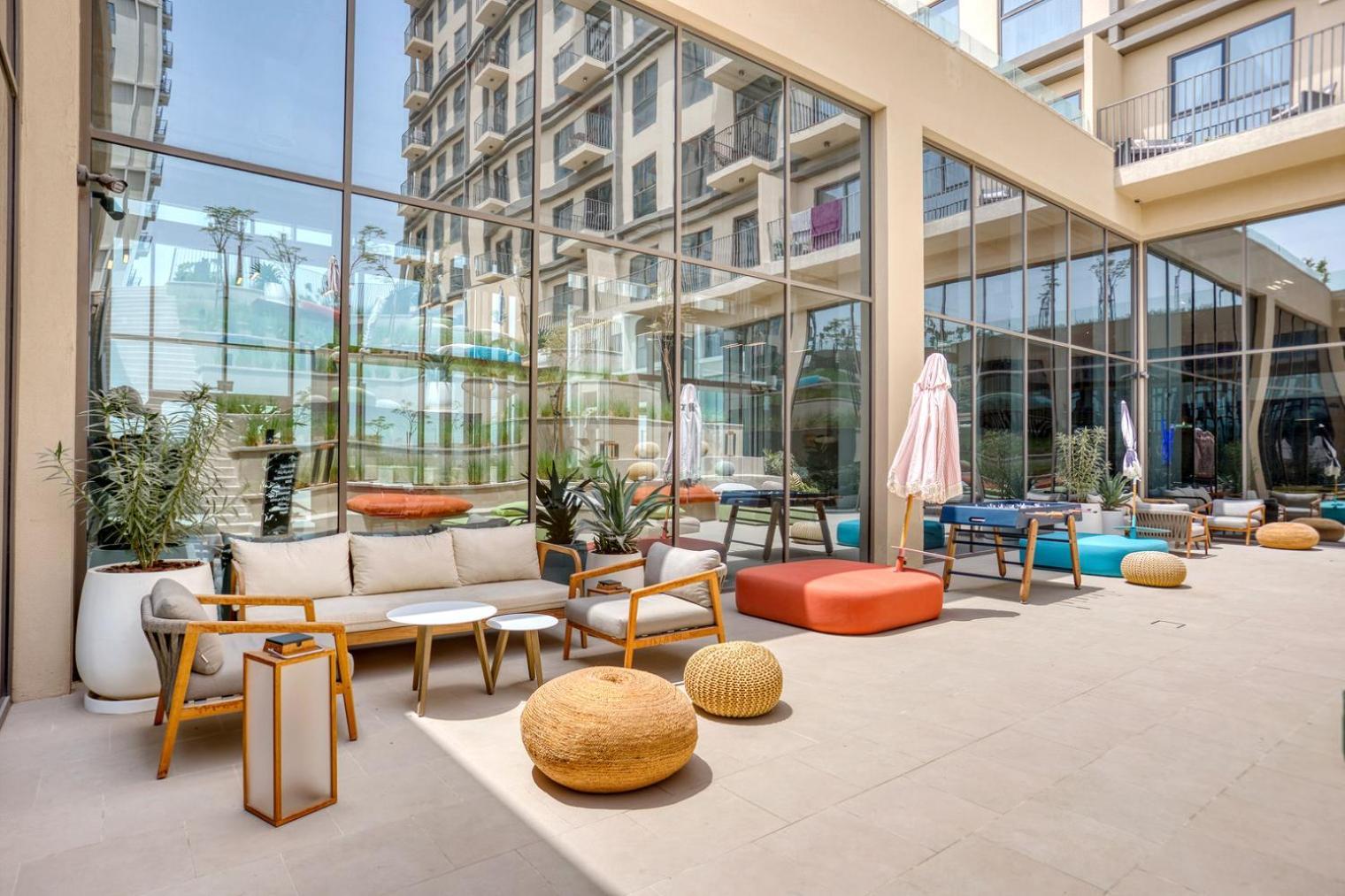Apartment Blueground Hills Estate Pool Gym Dxb-1110 *