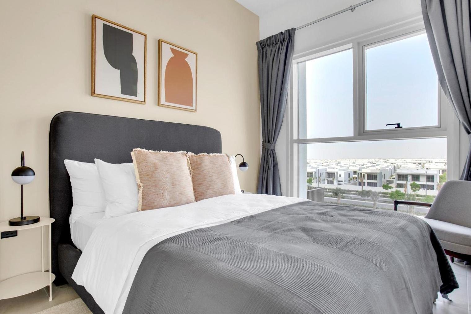 Blueground Hills Estate Pool Gym Dxb-1110 Apartment