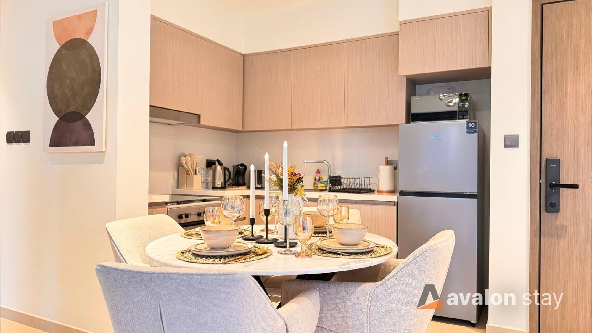Apartment Avalonstay - Luxury 1br In Downtown Dubai-brand New-burj Khalifa & Fountain Views From Pool *