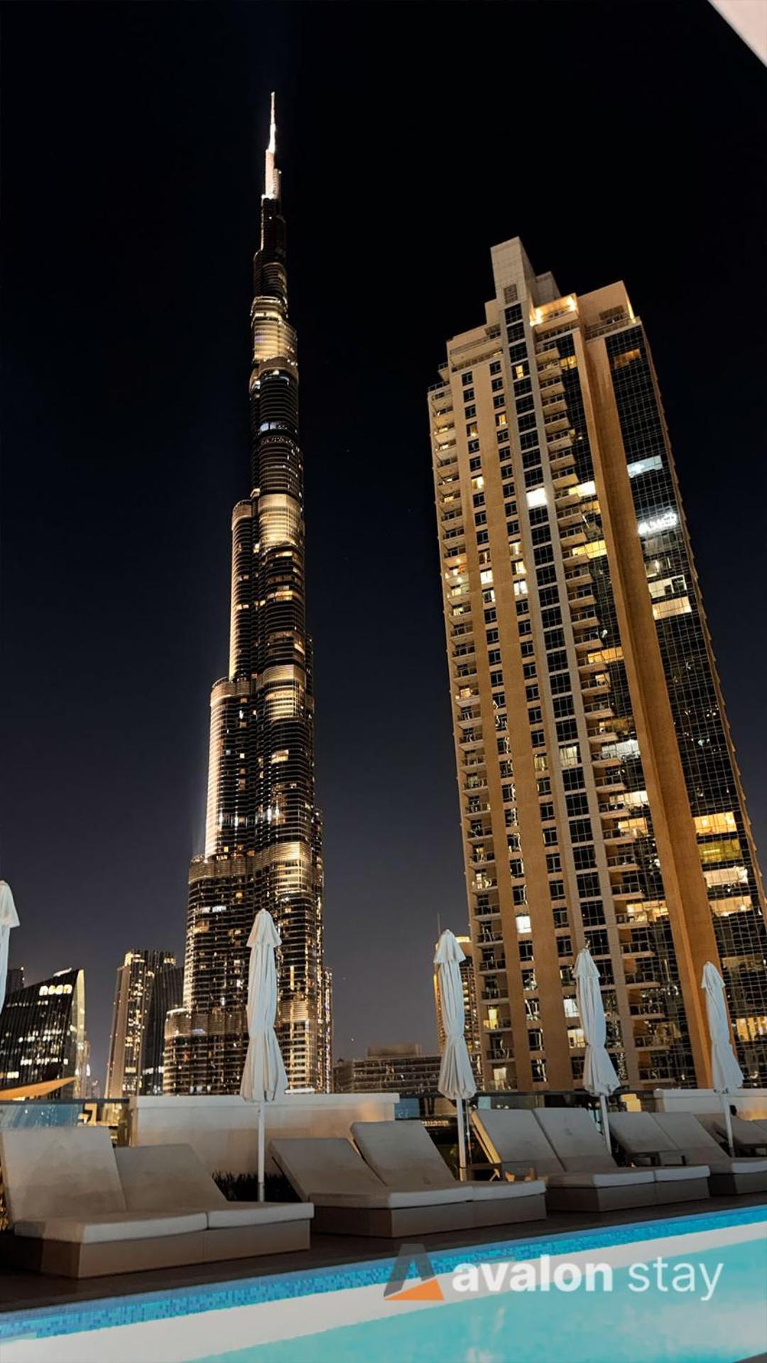 Apartment Avalonstay - Luxury 1br In Downtown Dubai-brand New-burj Khalifa & Fountain Views From Pool