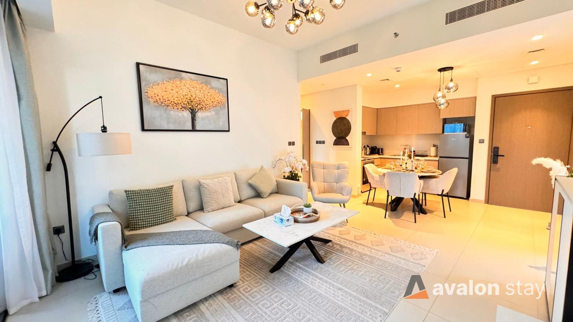 Avalonstay - Luxury 1br In Downtown Dubai-brand New-burj Khalifa & Fountain Views From Pool *