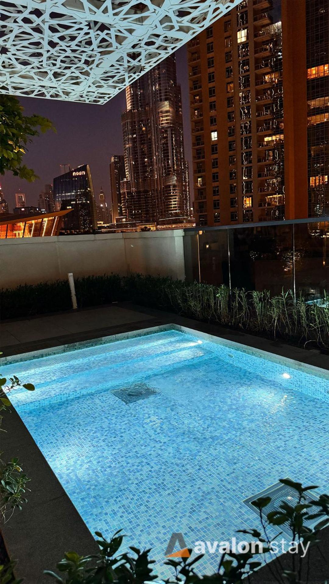 Avalonstay - Luxury 1br In Downtown Dubai-brand New-burj Khalifa & Fountain Views From Pool *