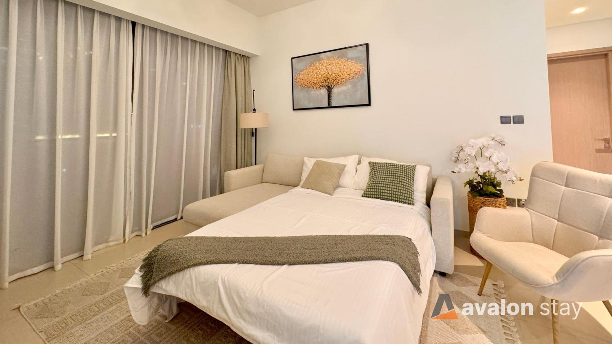 Avalonstay - Luxury 1br In Downtown Dubai-brand New-burj Khalifa & Fountain Views From Pool Apartment *