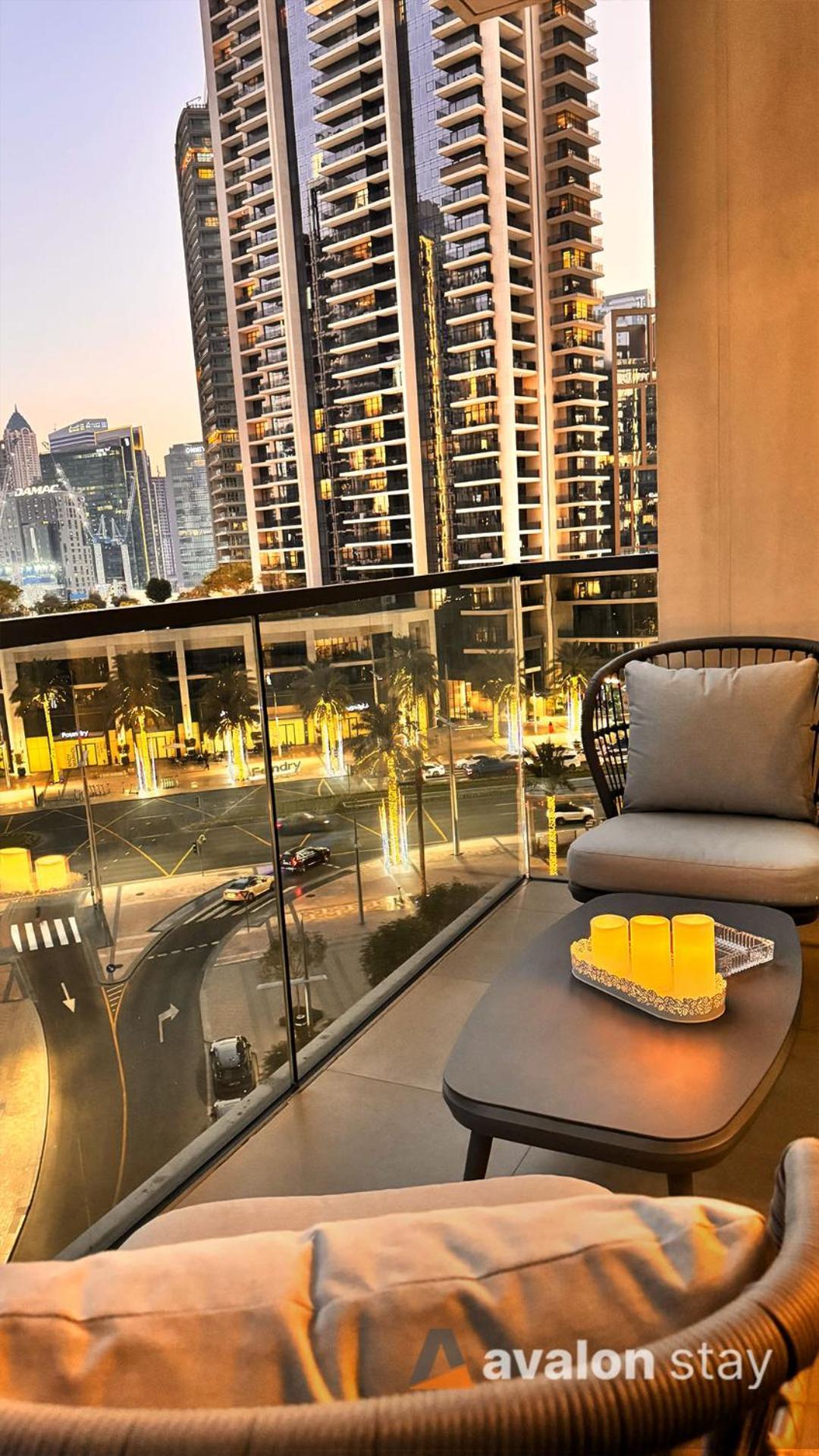 Avalonstay - Luxury 1br In Downtown Dubai-brand New-burj Khalifa & Fountain Views From Pool *