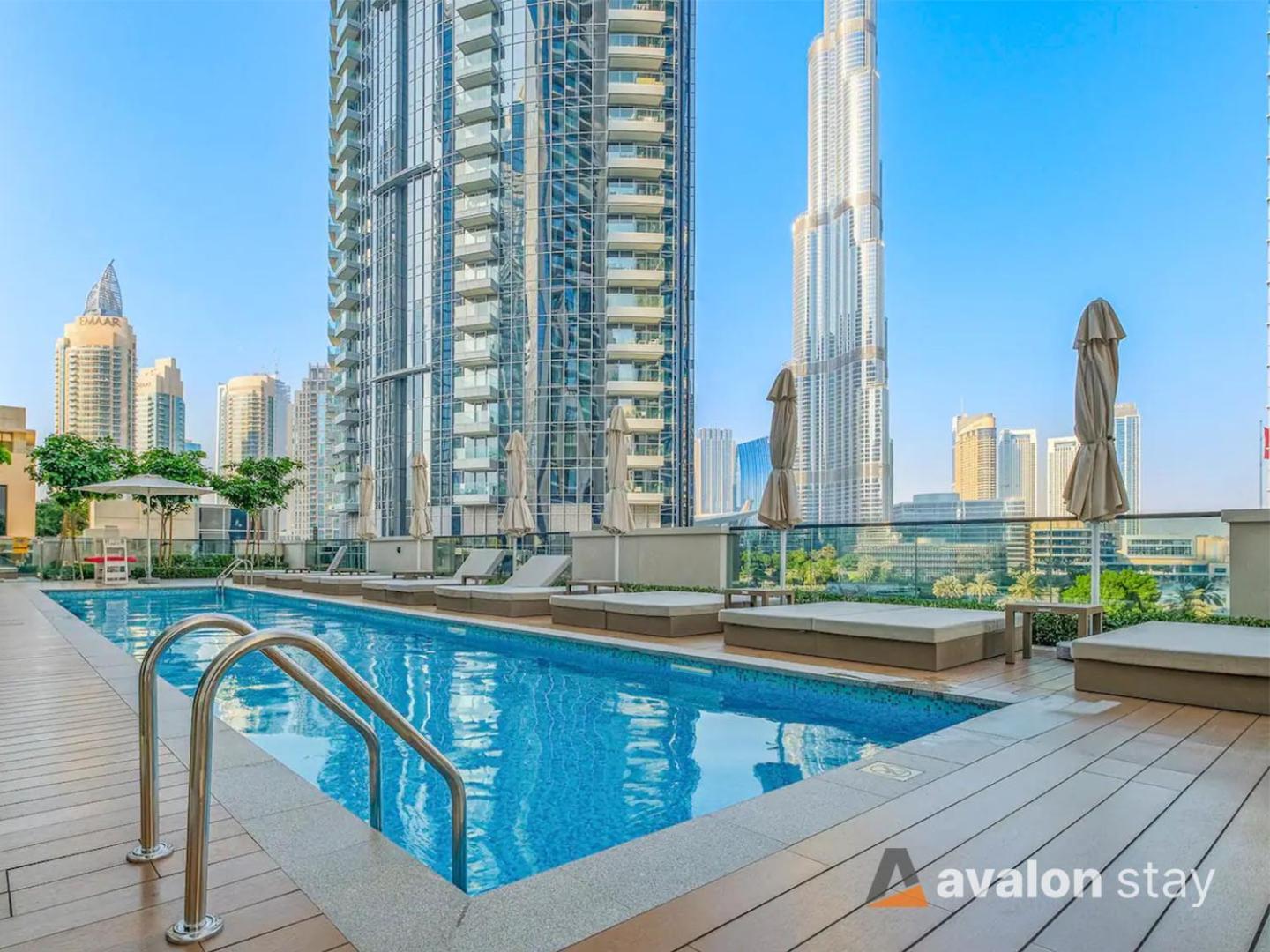 Avalonstay - Luxury 1br In Downtown Dubai-brand New-burj Khalifa & Fountain Views From Pool Dubai