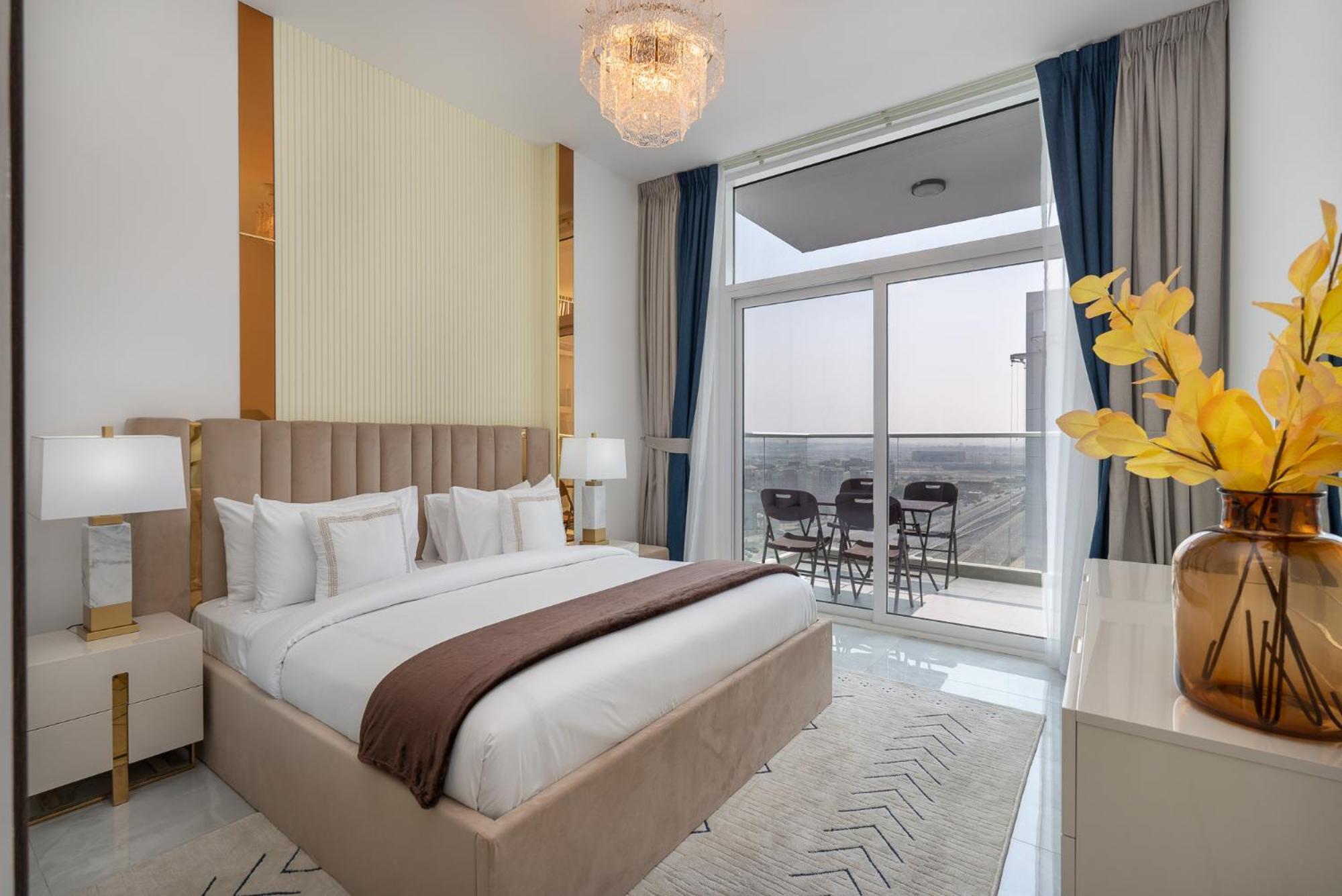 Apartment Vogue Elegance At Pearlz Near Metro Dubai