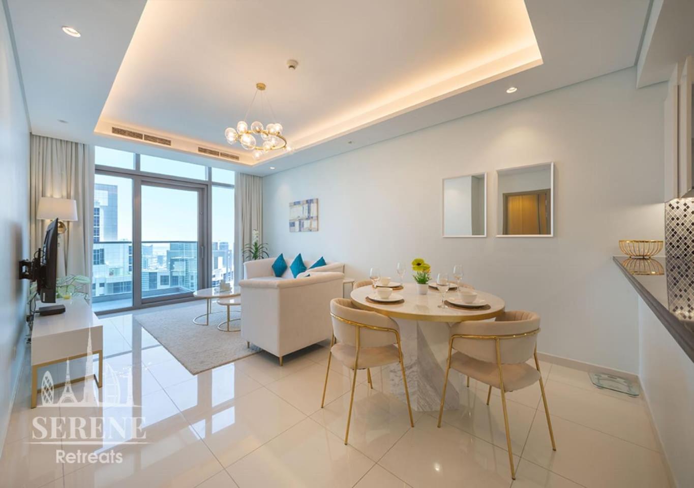 Serene Retreats Paramount 2 Bed Flat With Burj View *