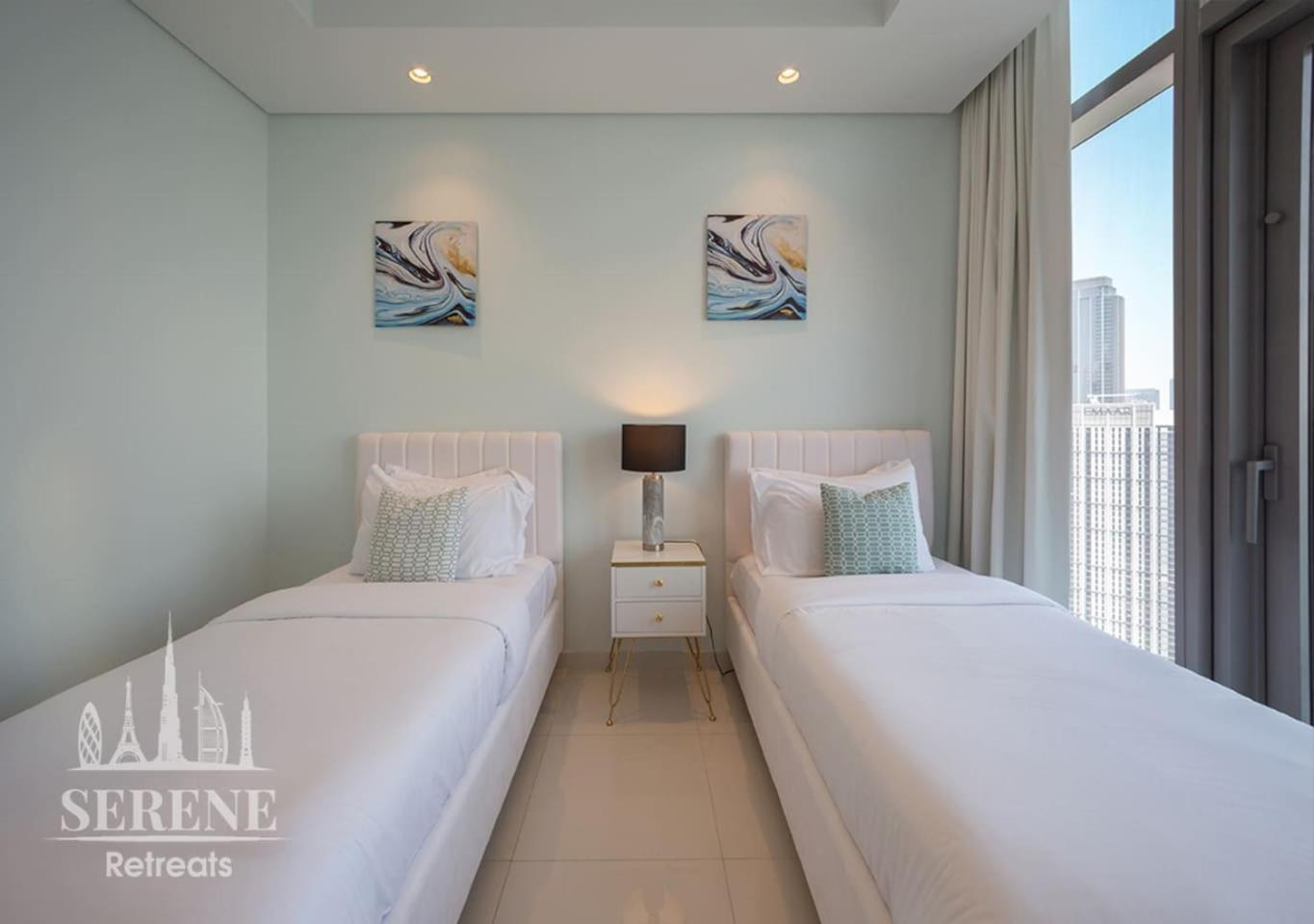Serene Retreats Paramount 2 Bed Flat With Burj View Apartment