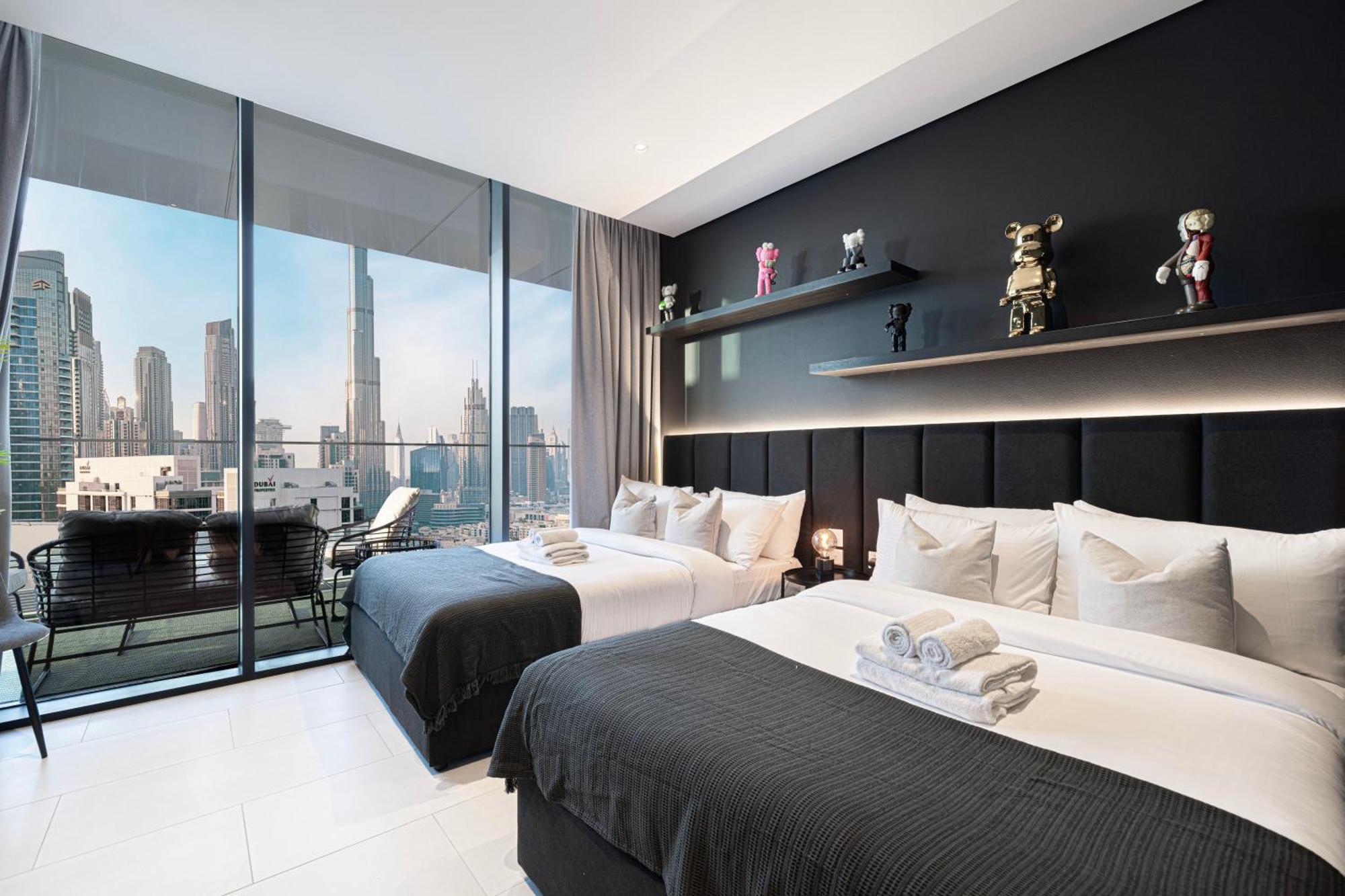 Apartment 2br Burj Khalifa View, Table Game & Arcade- 26thfl