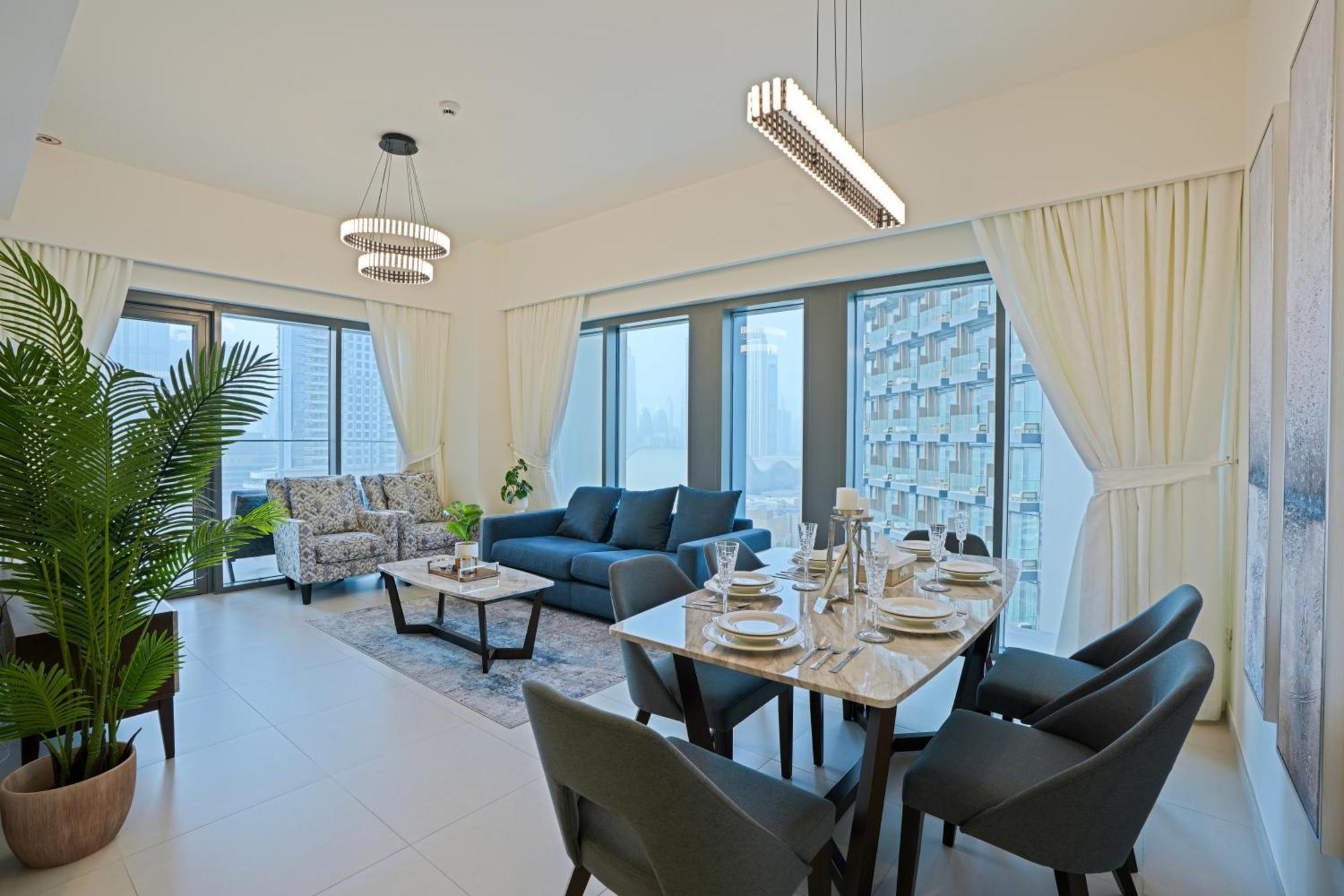 Ch Grand At Burj Royale - 2br With Stunning Burj Khalifa & Fountain Views Apartment