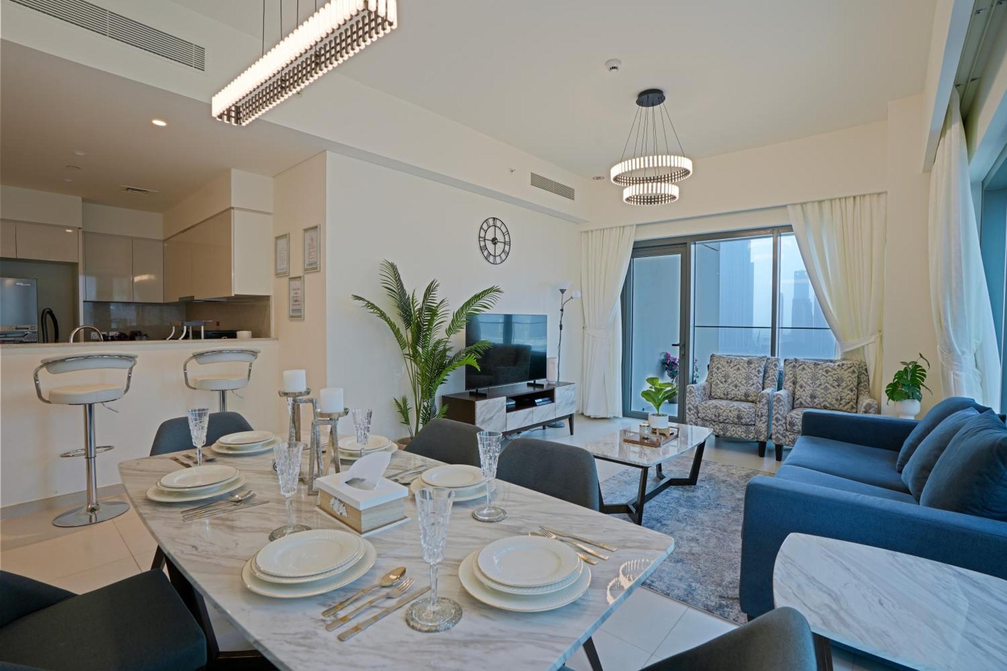 Ch Grand At Burj Royale - 2br With Stunning Burj Khalifa & Fountain Views Apartment Dubai