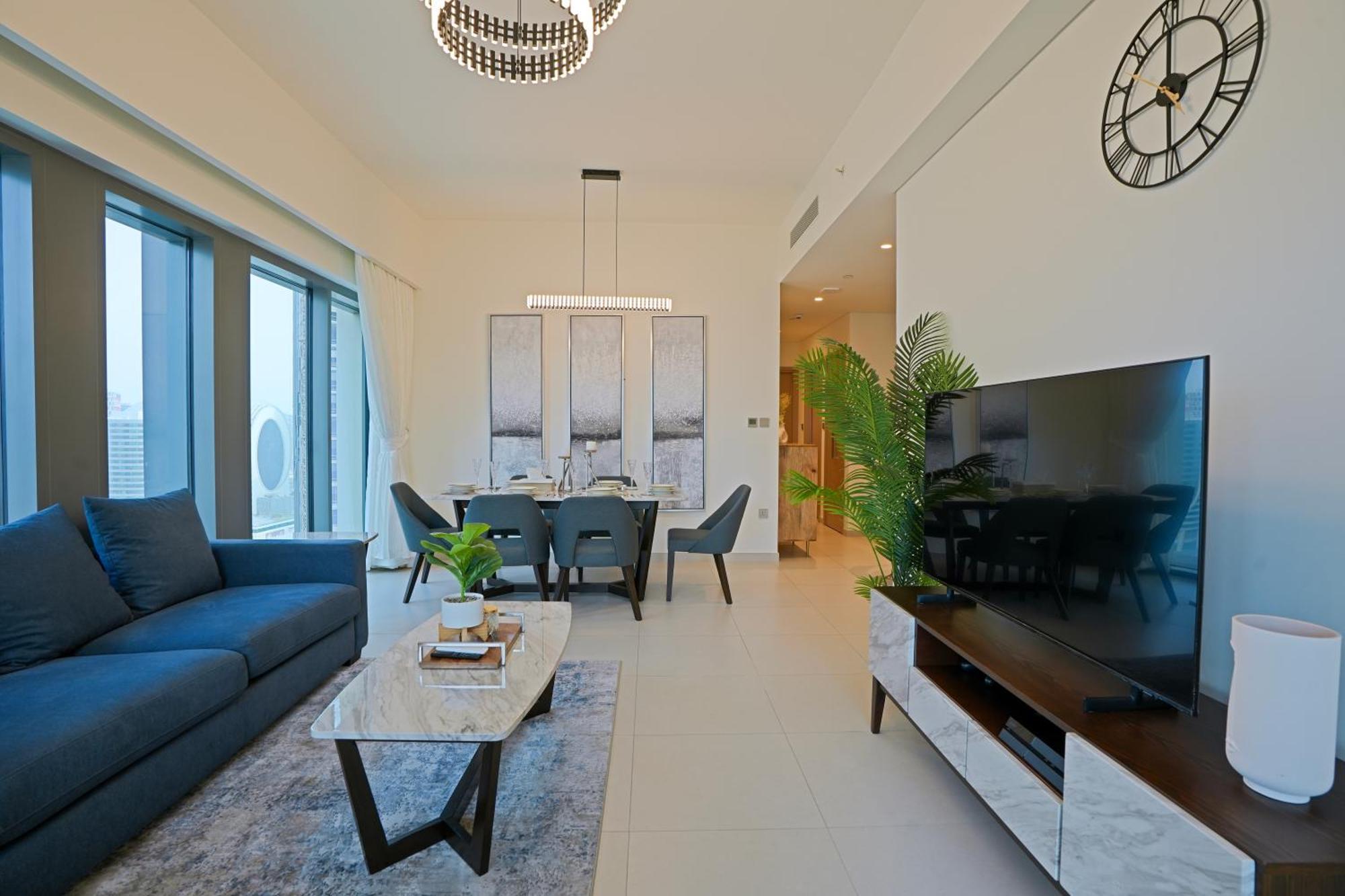 Ch Grand At Burj Royale - 2br With Stunning Burj Khalifa & Fountain Views Apartment