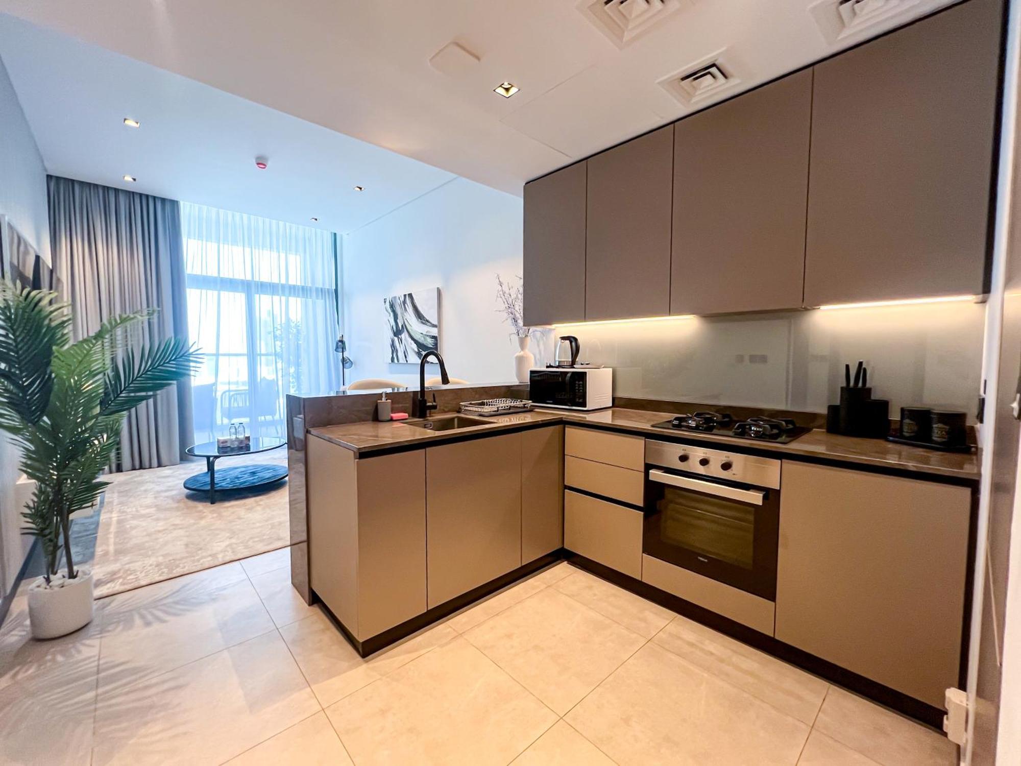 Chic 1-bedroom With Epic Burj Khalifa Views