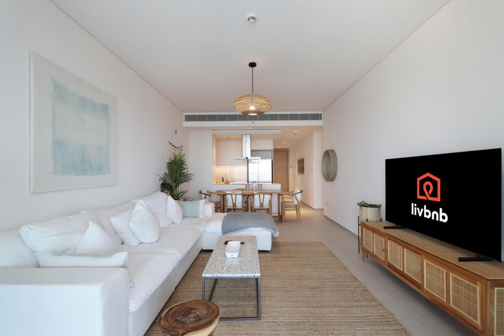 Livbnb - Boho Chic 3b Retreat With Sea View Address Apartment Dubai