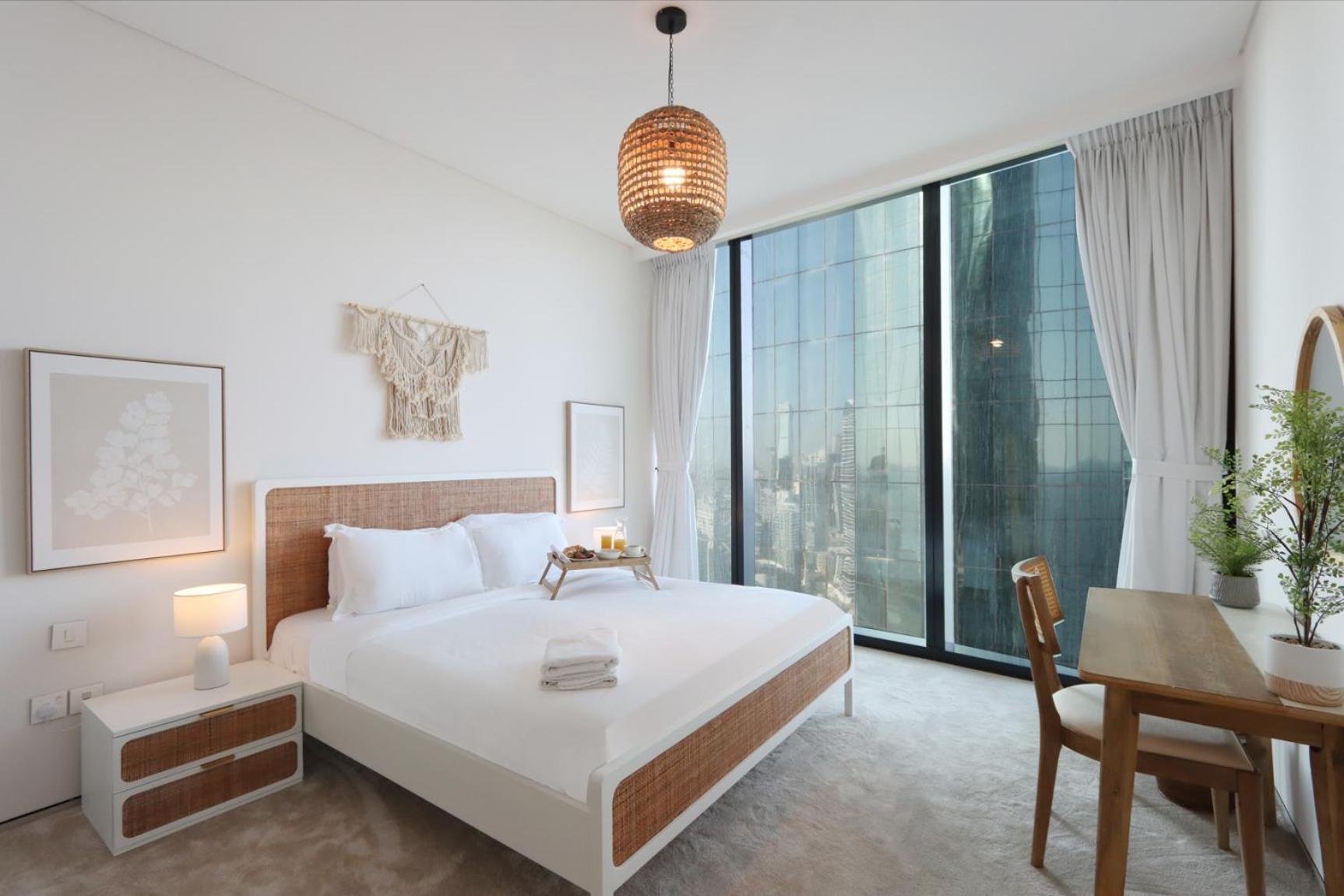 Apartment Livbnb - Boho Chic 3b Retreat With Sea View Address Dubai