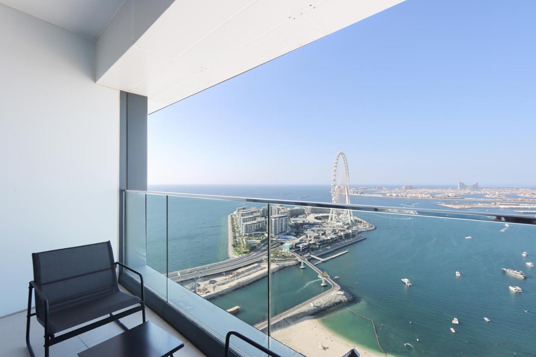 Livbnb - Boho Chic 3b Retreat With Sea View Address Dubai