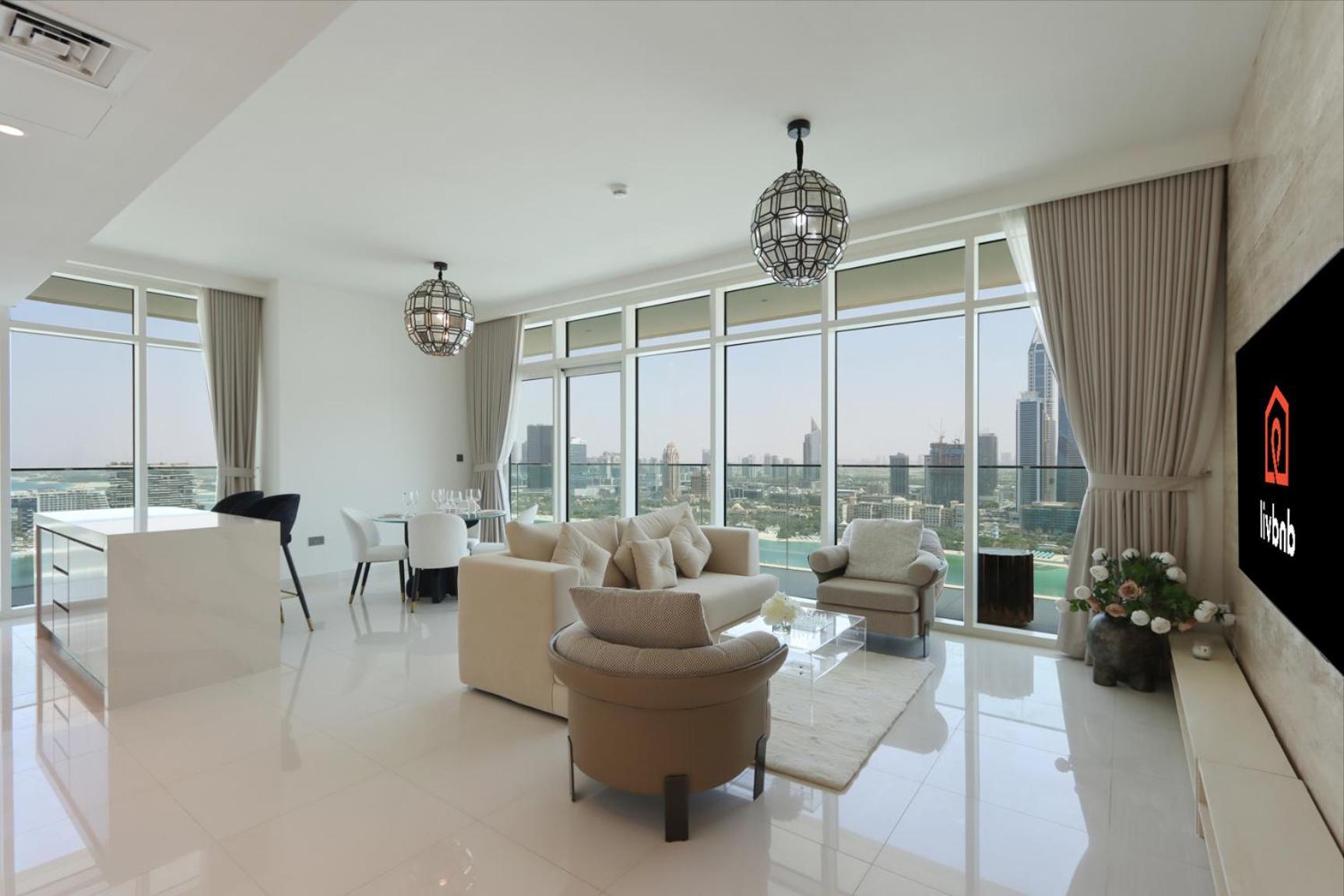 Apartment Livbnb- 3br With Marina Skyline View Dubai