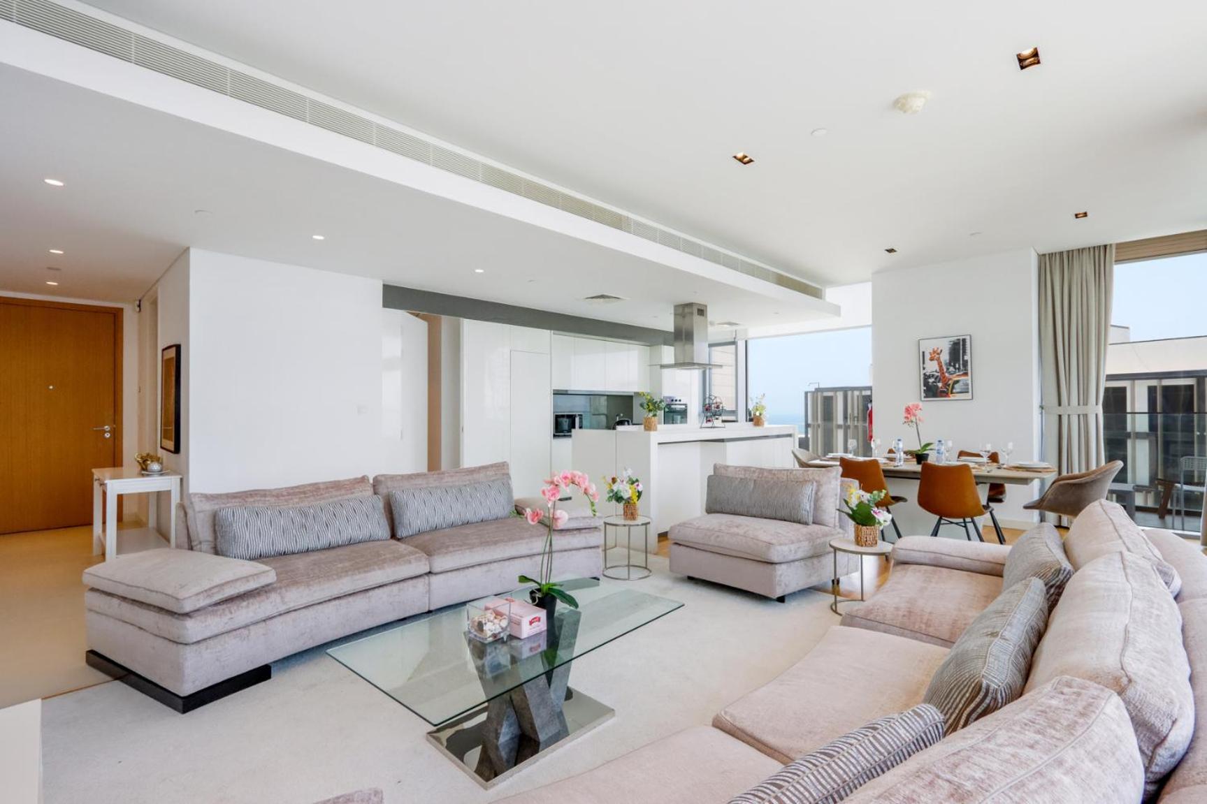 Prime 3br With 1 And Full Ain View In Bluewaters Apartment *