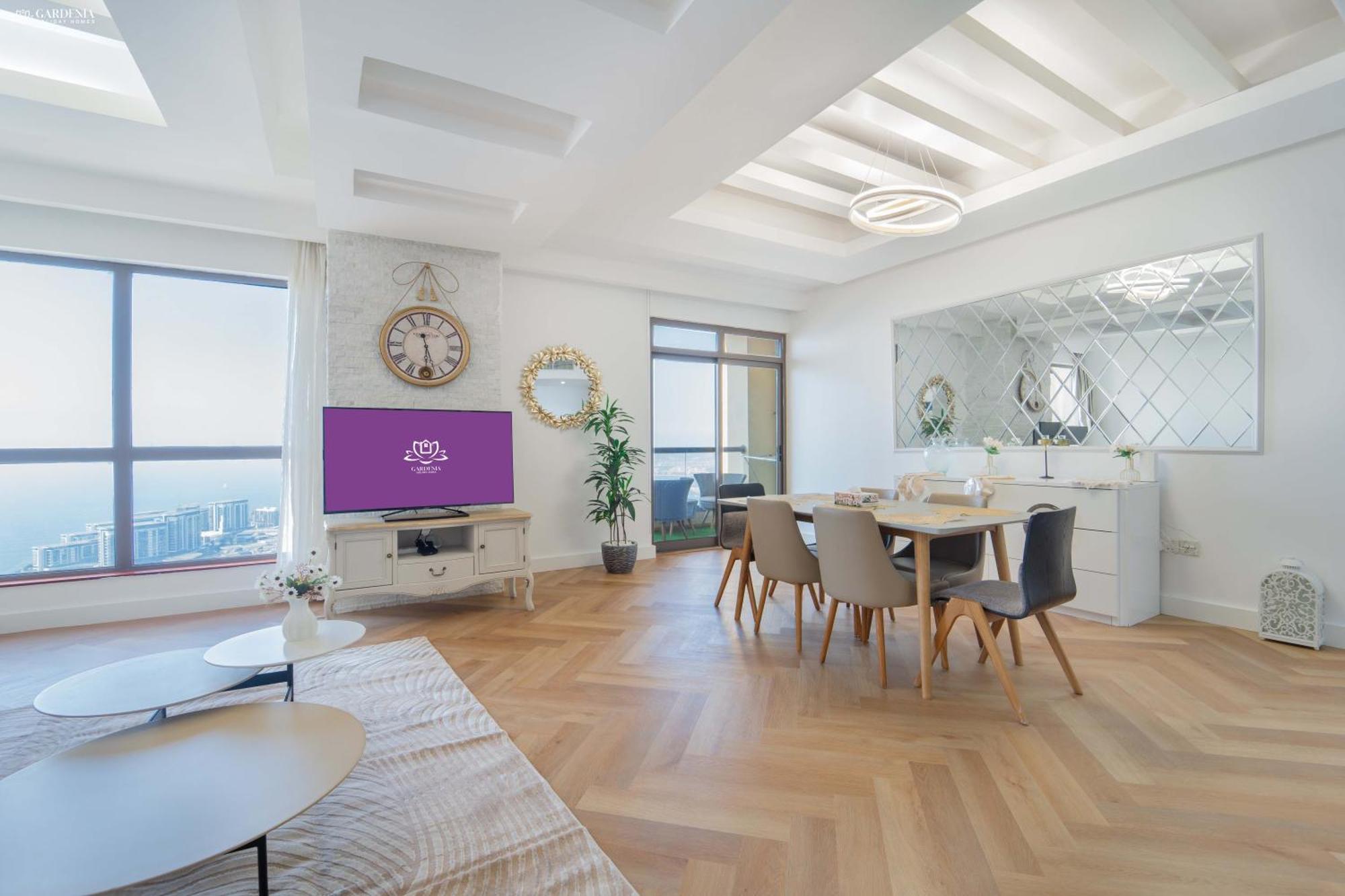 Jbr Amwaj 4 , Upgraded Sea And Ain Views, 2m Walk To By Gardenia Suitse
