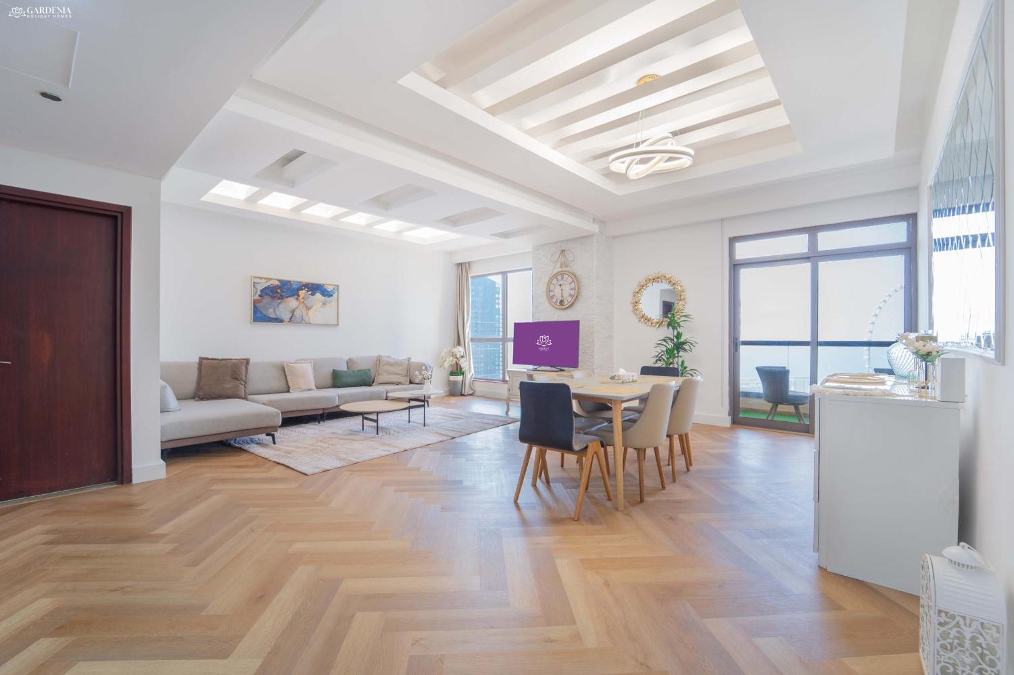Jbr Amwaj 4 , Upgraded Sea And Ain Views, 2m Walk To By Gardenia Suitse Apartment *