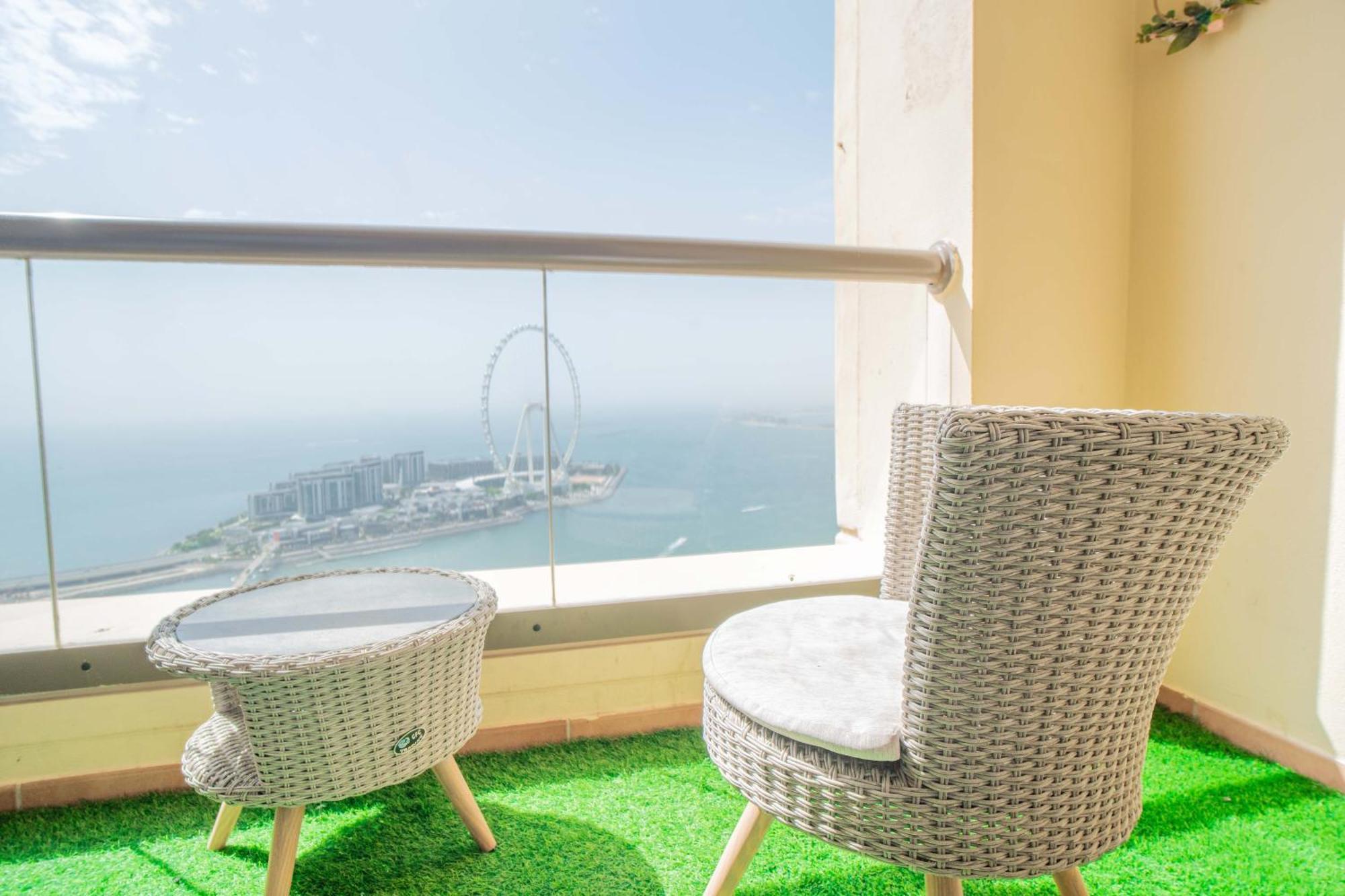 Jbr Amwaj 4 , Upgraded Sea And Ain Views, 2m Walk To By Gardenia Suitse *