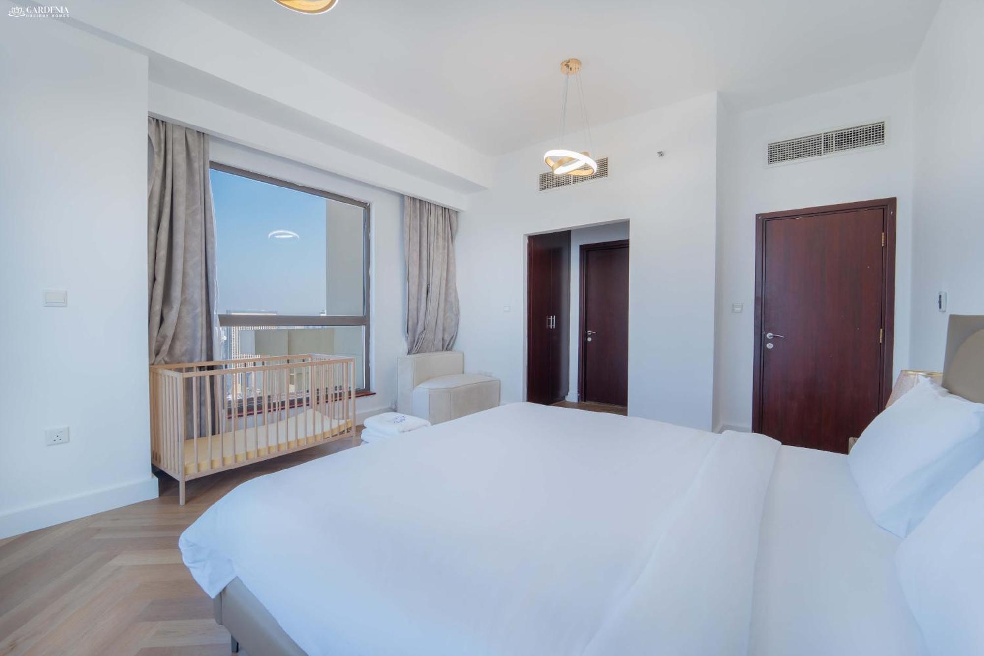Jbr Amwaj 4 , Upgraded Sea And Ain Views, 2m Walk To By Gardenia Suitse Apartment *
