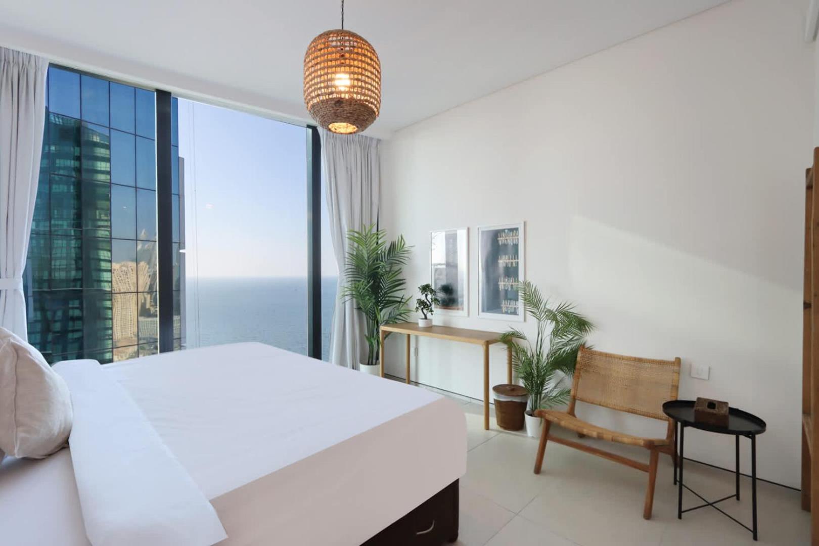 Livbnb - Boho Chic 3b Retreat With Sea View Address Apartment Dubai