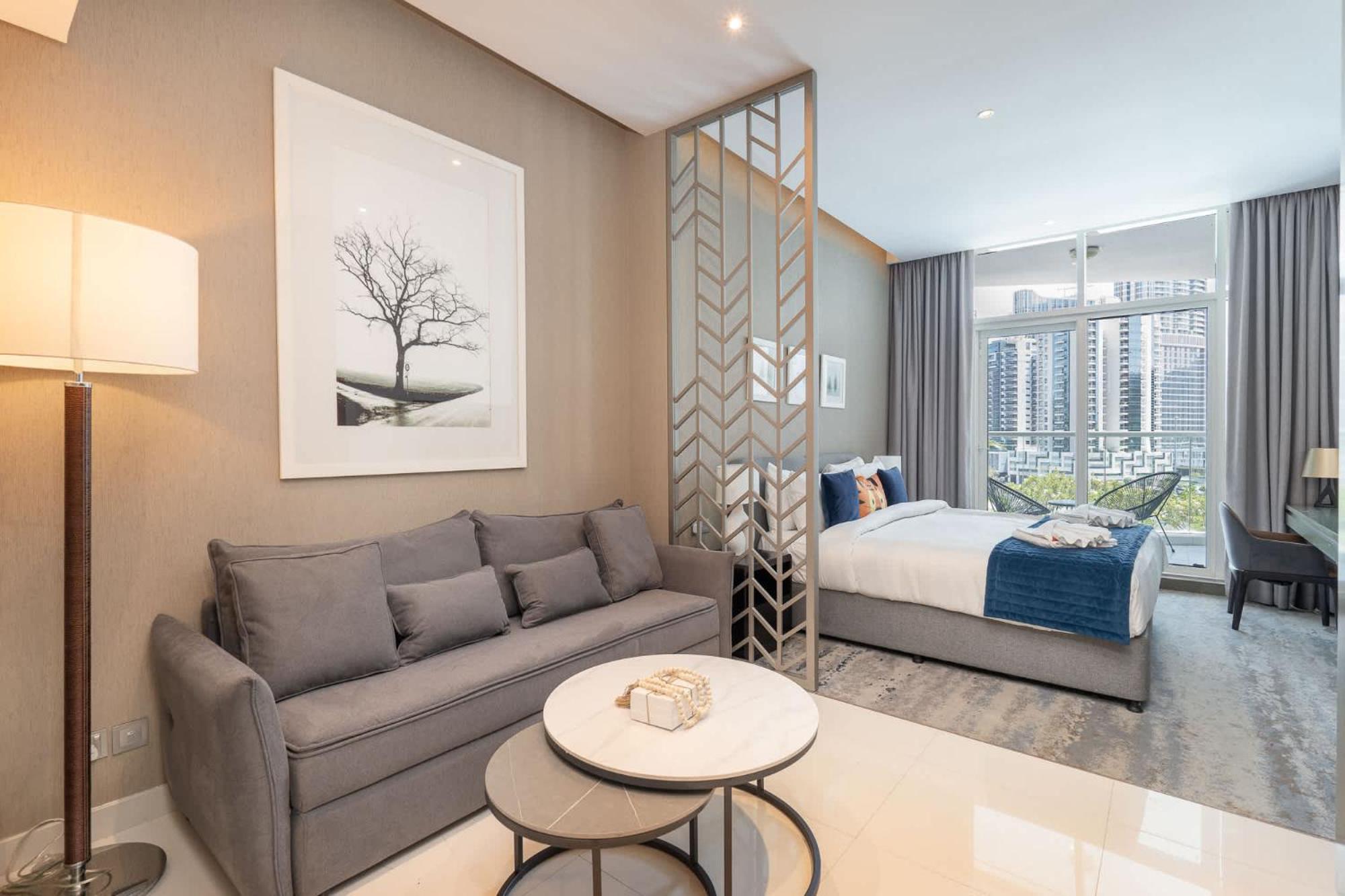 Apartment Cozy Perfect For 4 At Damac Maison Prive *