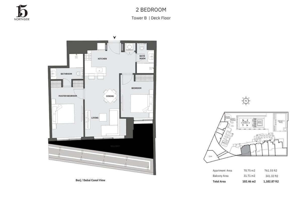 Apartment 2br-bd-15ns Burj Khalifa Canal Views