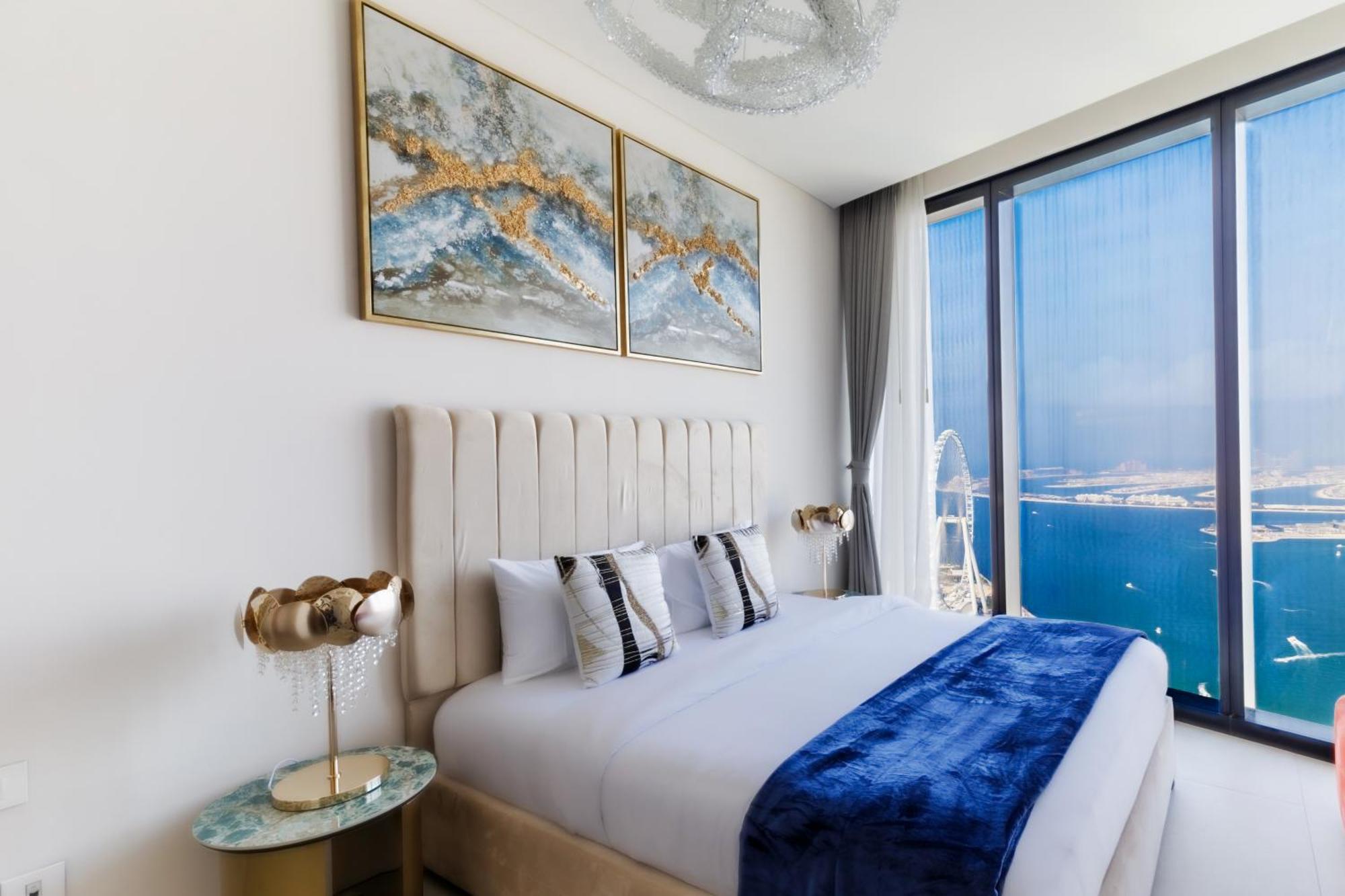 Panoramic Sea & Palm Views 2br Address Jbr *