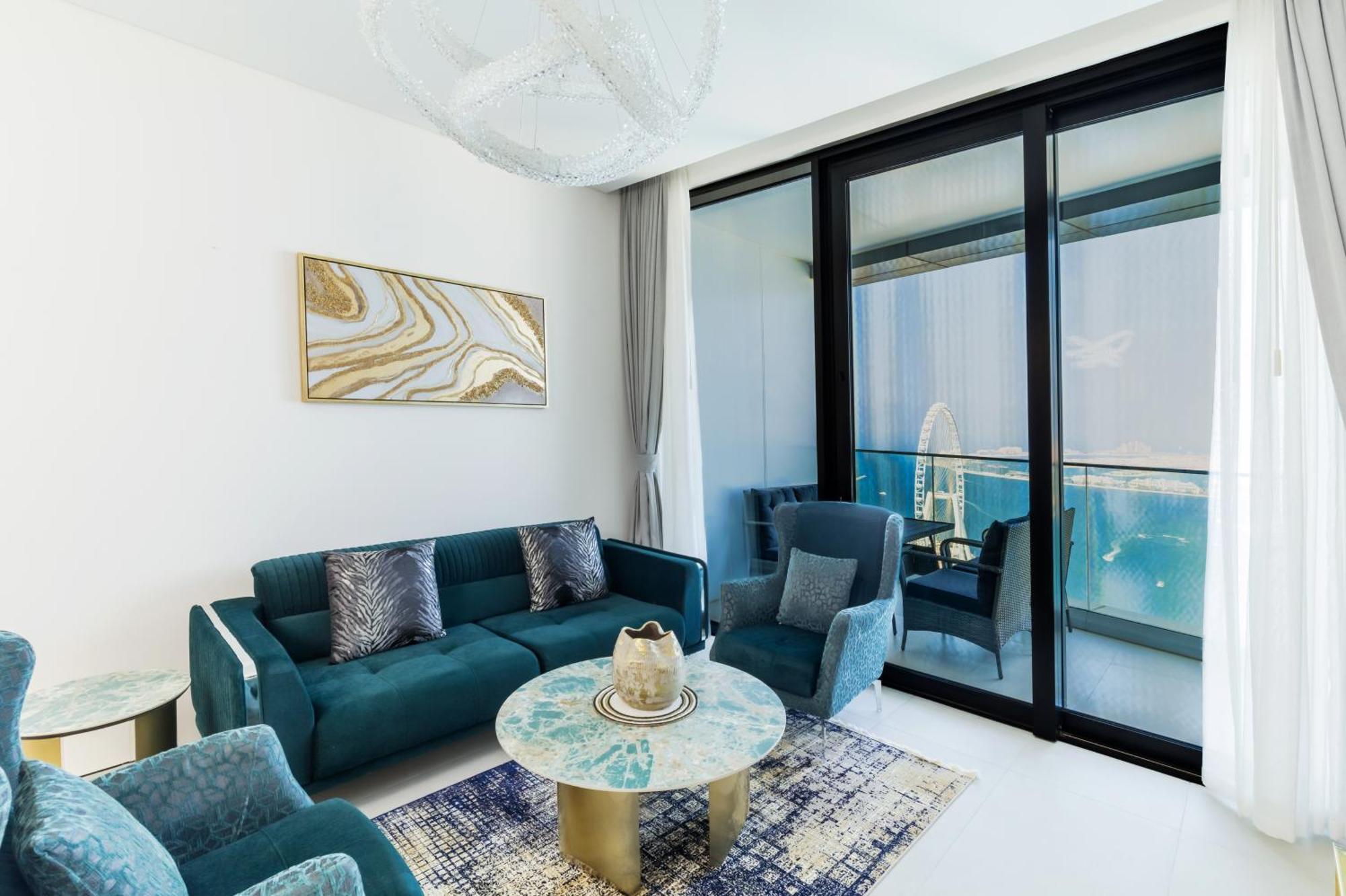 Apartment Panoramic Sea & Palm Views 2br Address Jbr