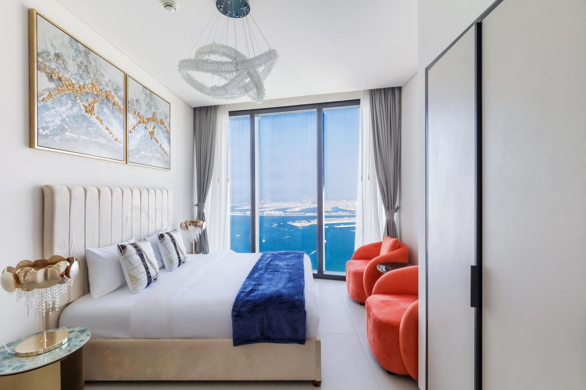 Panoramic Sea & Palm Views 2br Address Jbr *
