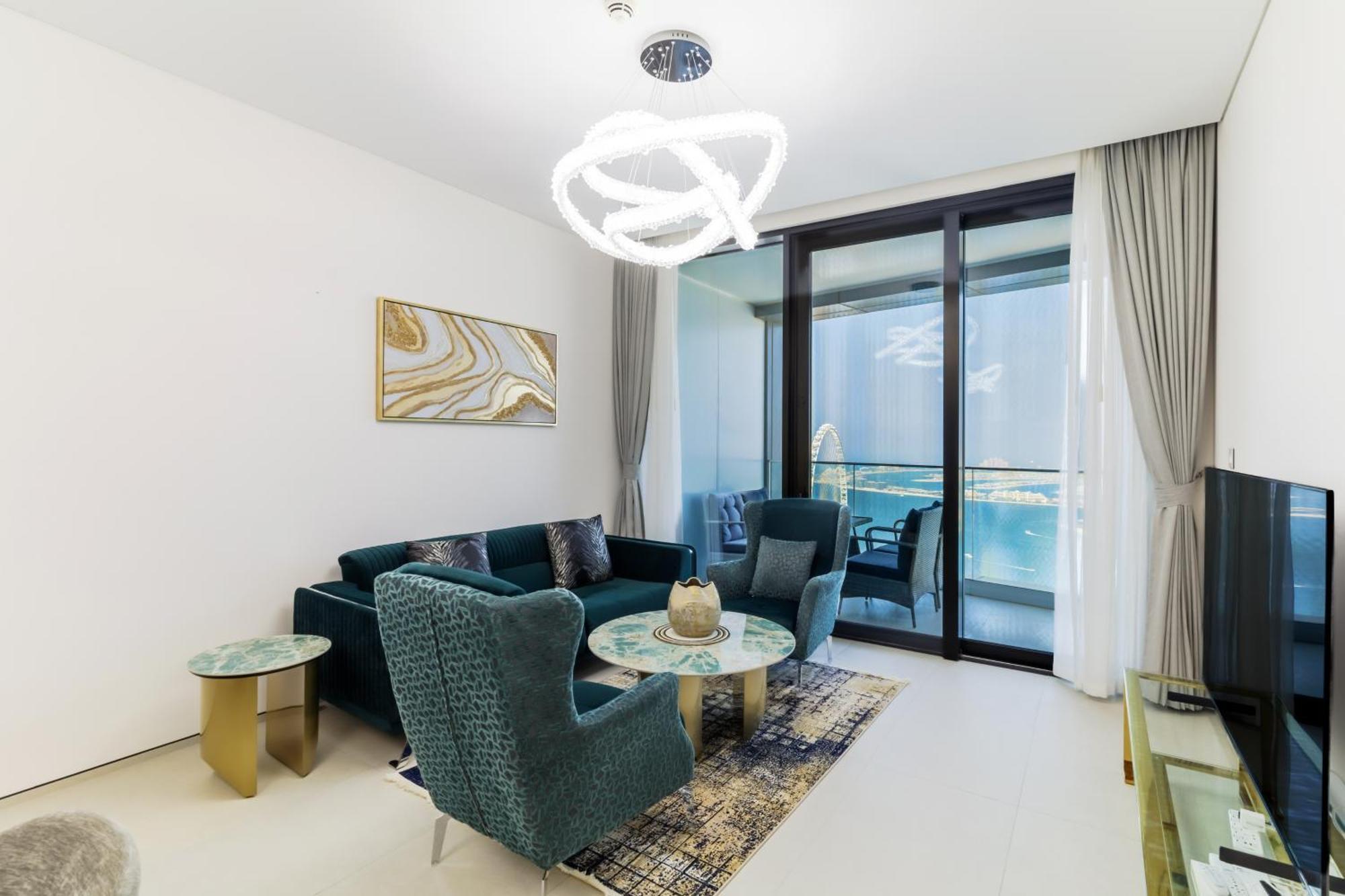 Panoramic Sea & Palm Views 2br Address Jbr * Dubai