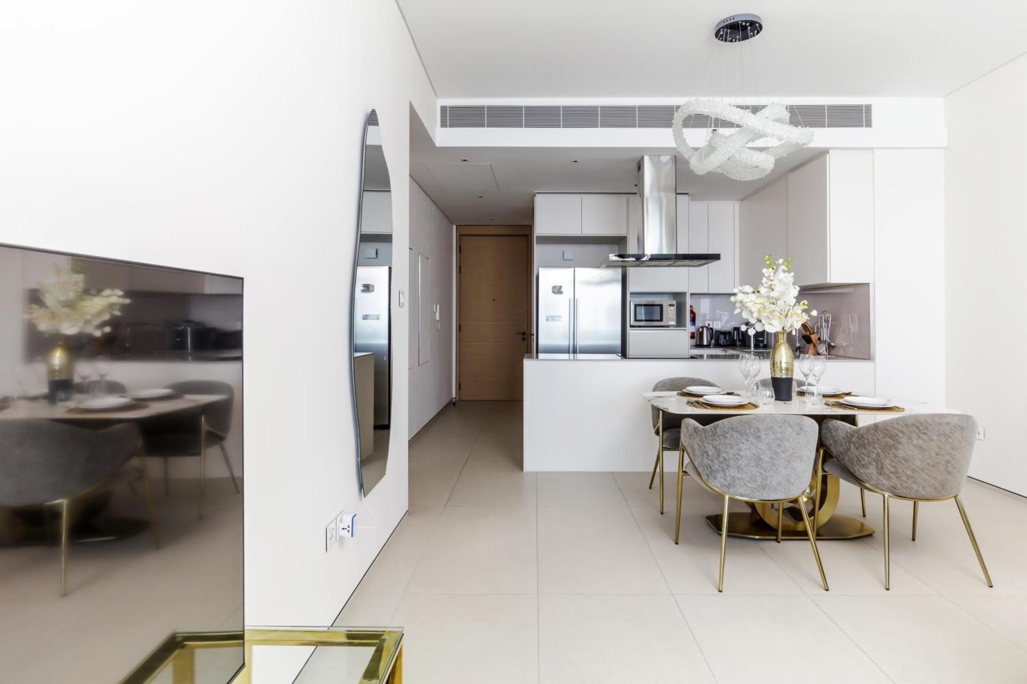 Panoramic Sea & Palm Views 2br Address Jbr Apartment *
