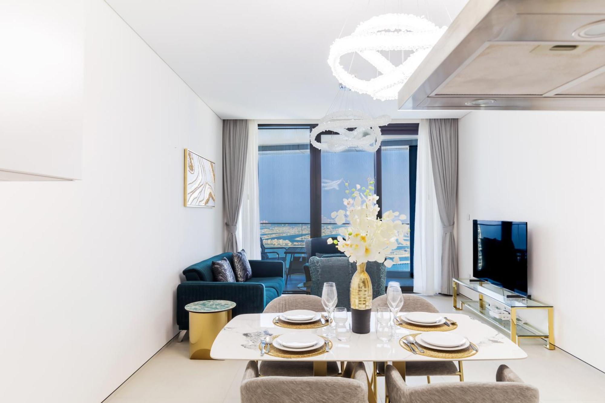 Panoramic Sea & Palm Views 2br Address Jbr Dubai