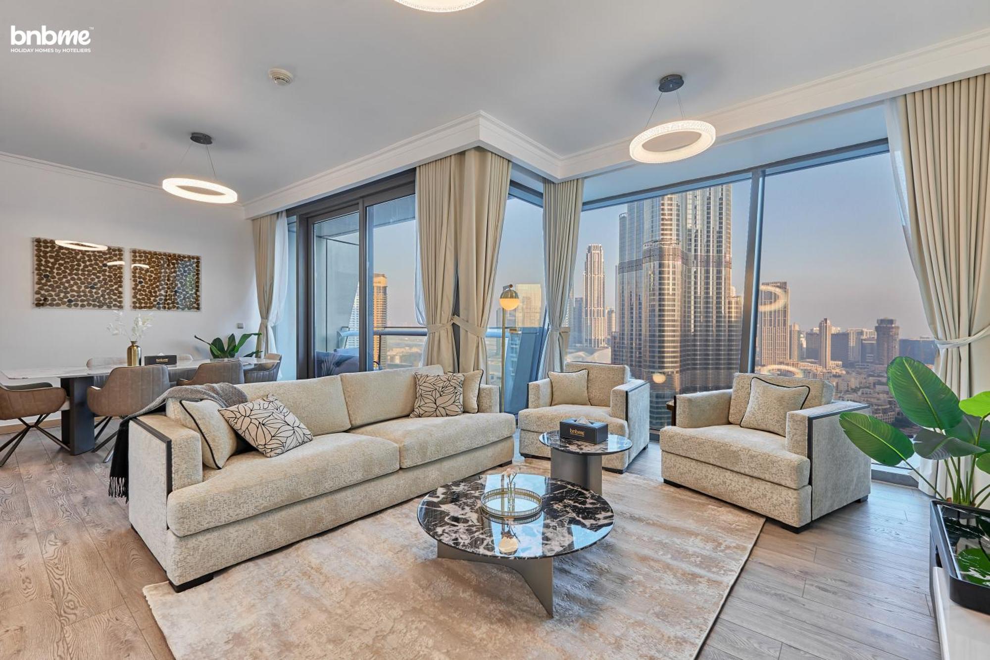 Bnbmehomes - Burj Vista Tower With Amazing View Near Burj Khalifa And Mall Dubai