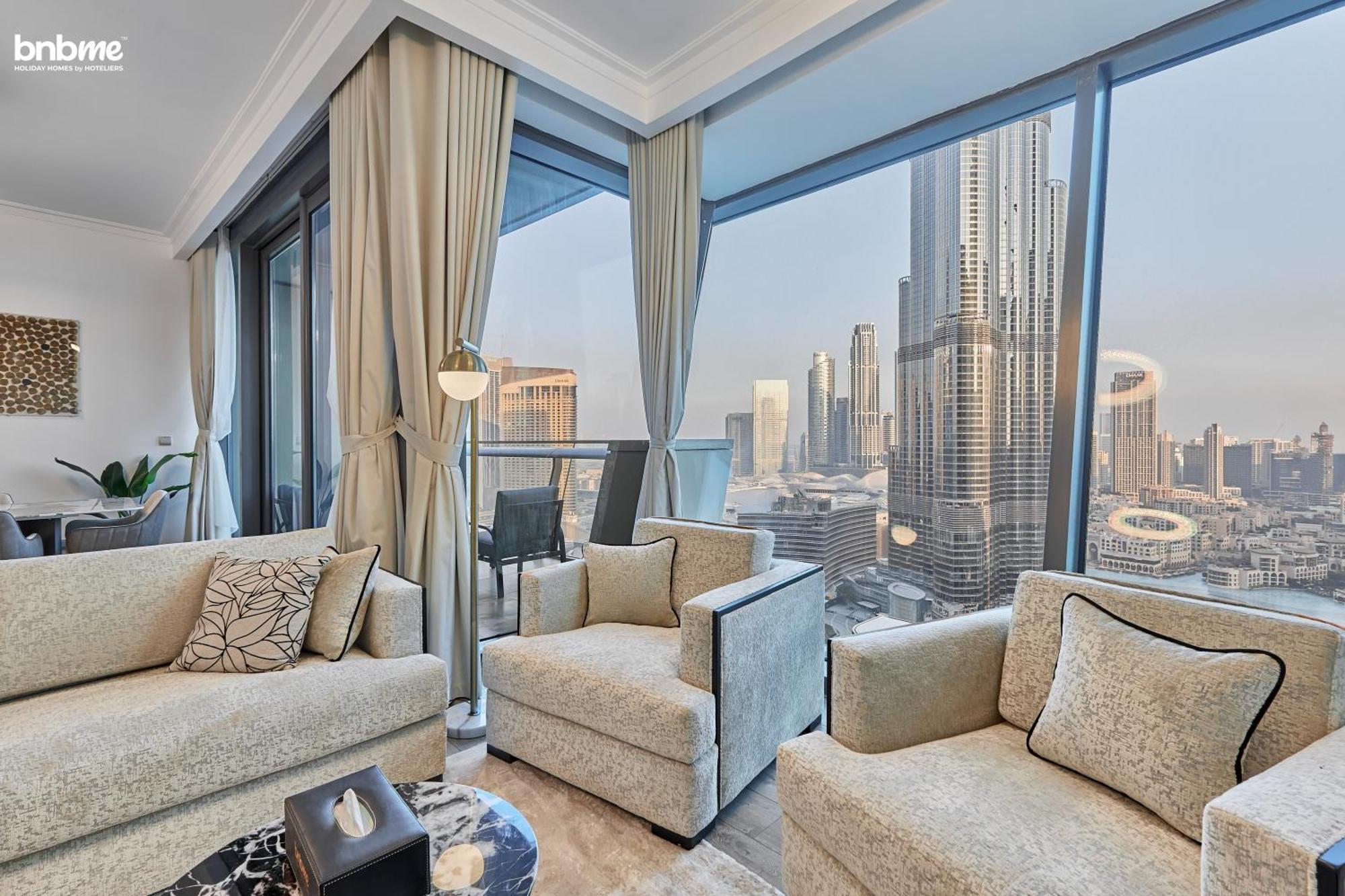 Bnbmehomes - Burj Vista Tower With Amazing View Near Burj Khalifa And Mall