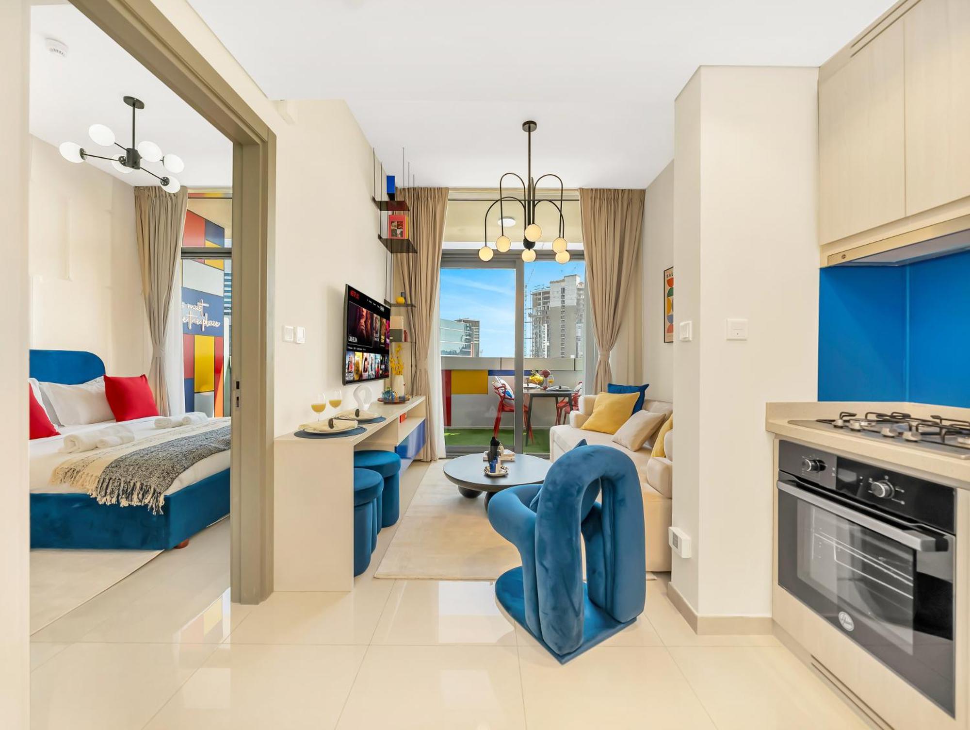 Apartment New 1br, Burj Khalifa View, Floor, 8min To Mall Dubai