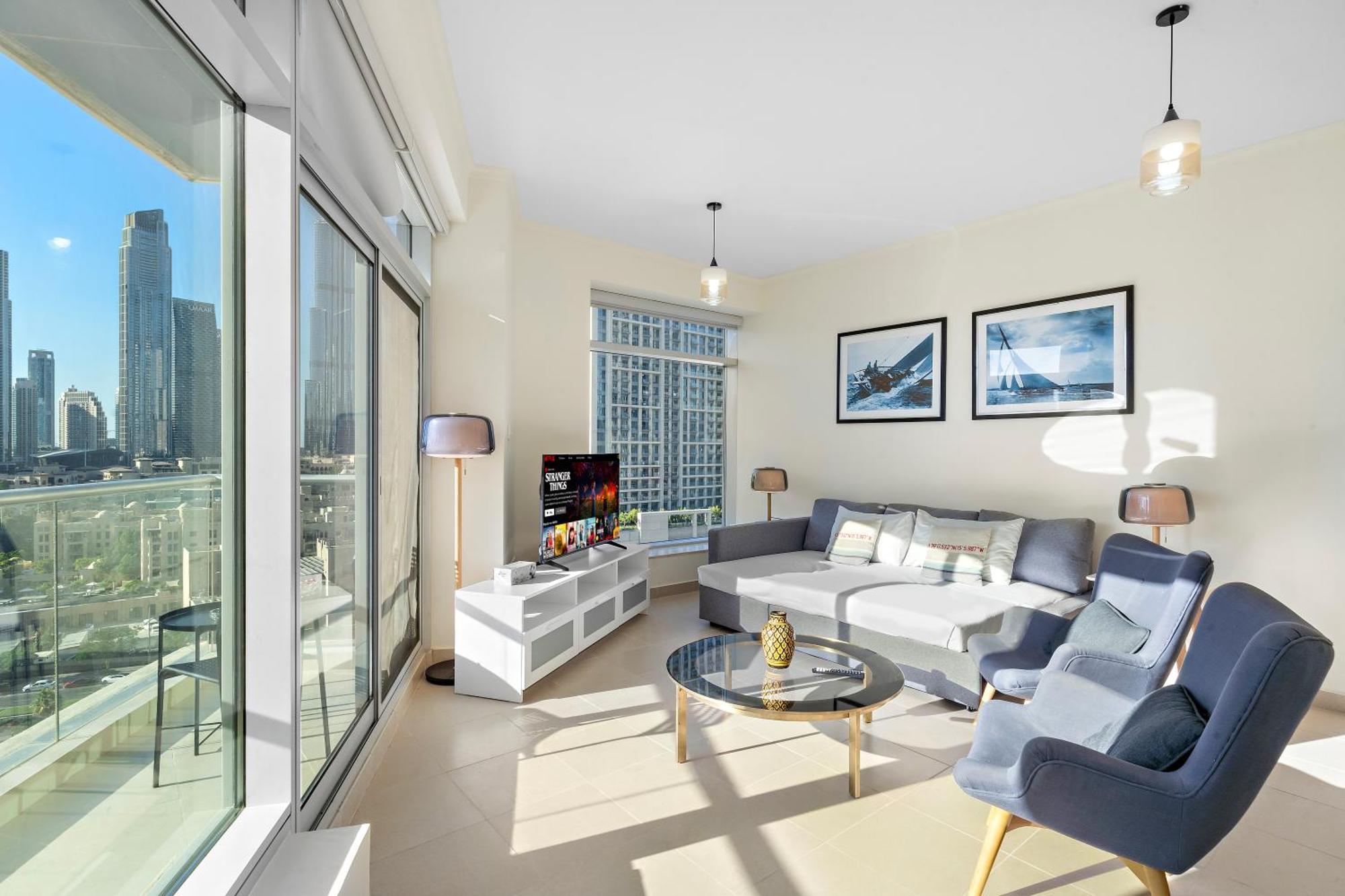 Prime 2br With Balcony & Full Burj Khalifa Views *