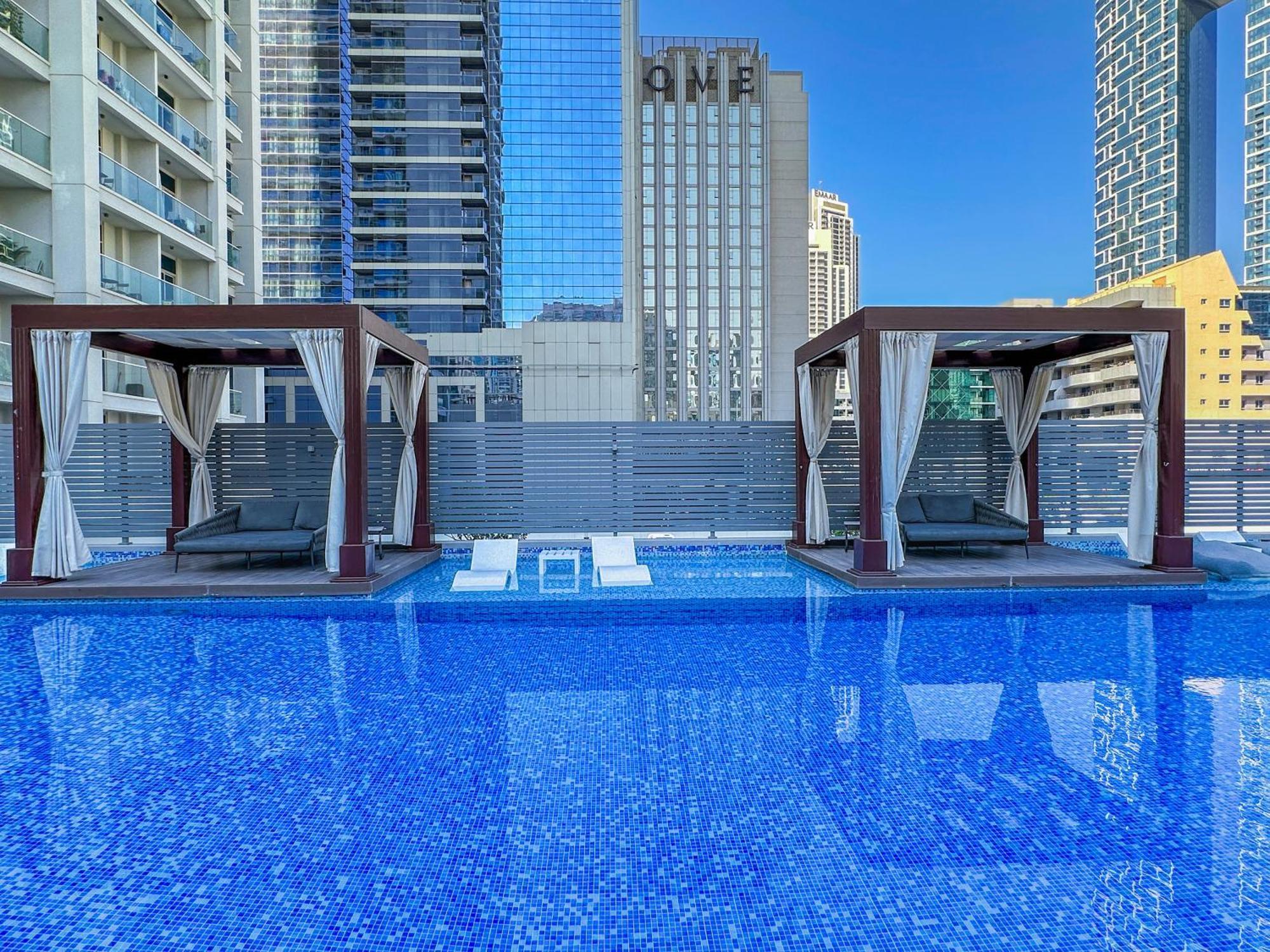 Super Luxury Flat Desing With Sea, Marina And Pool View Dubai