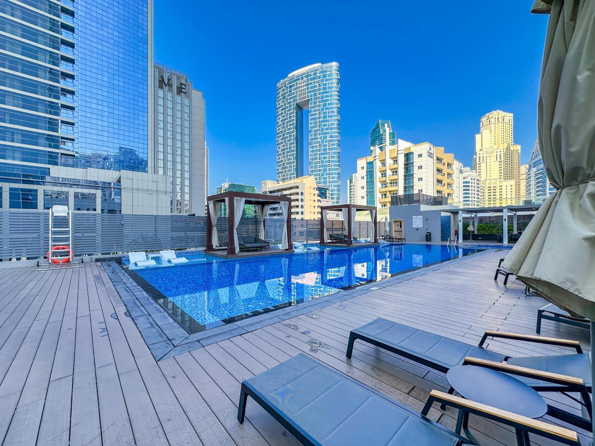 Super Luxury Flat Desing With Sea, Marina And Pool View Apartment *