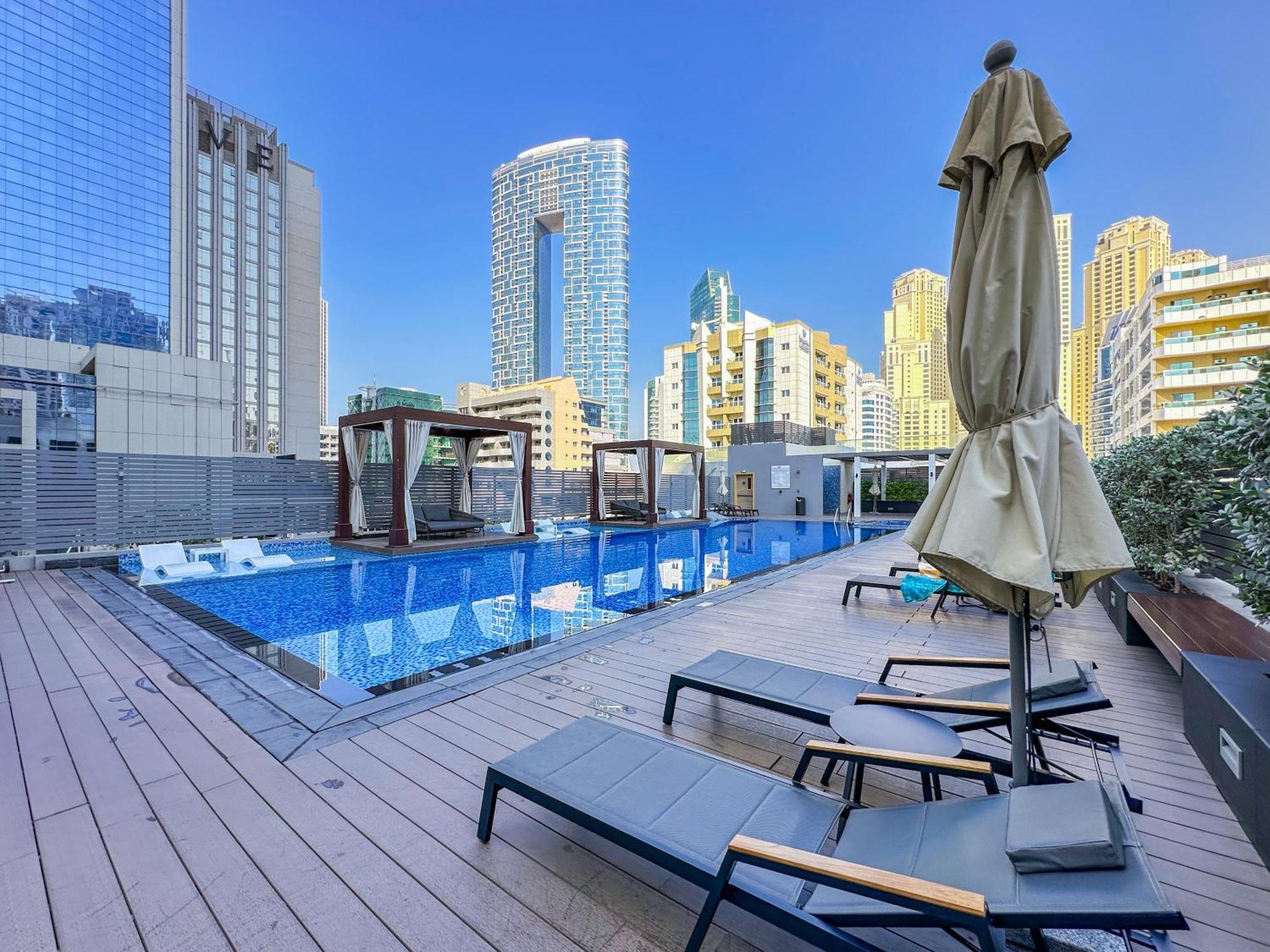 Super Luxury Flat Desing With Sea, Marina And Pool View Dubai