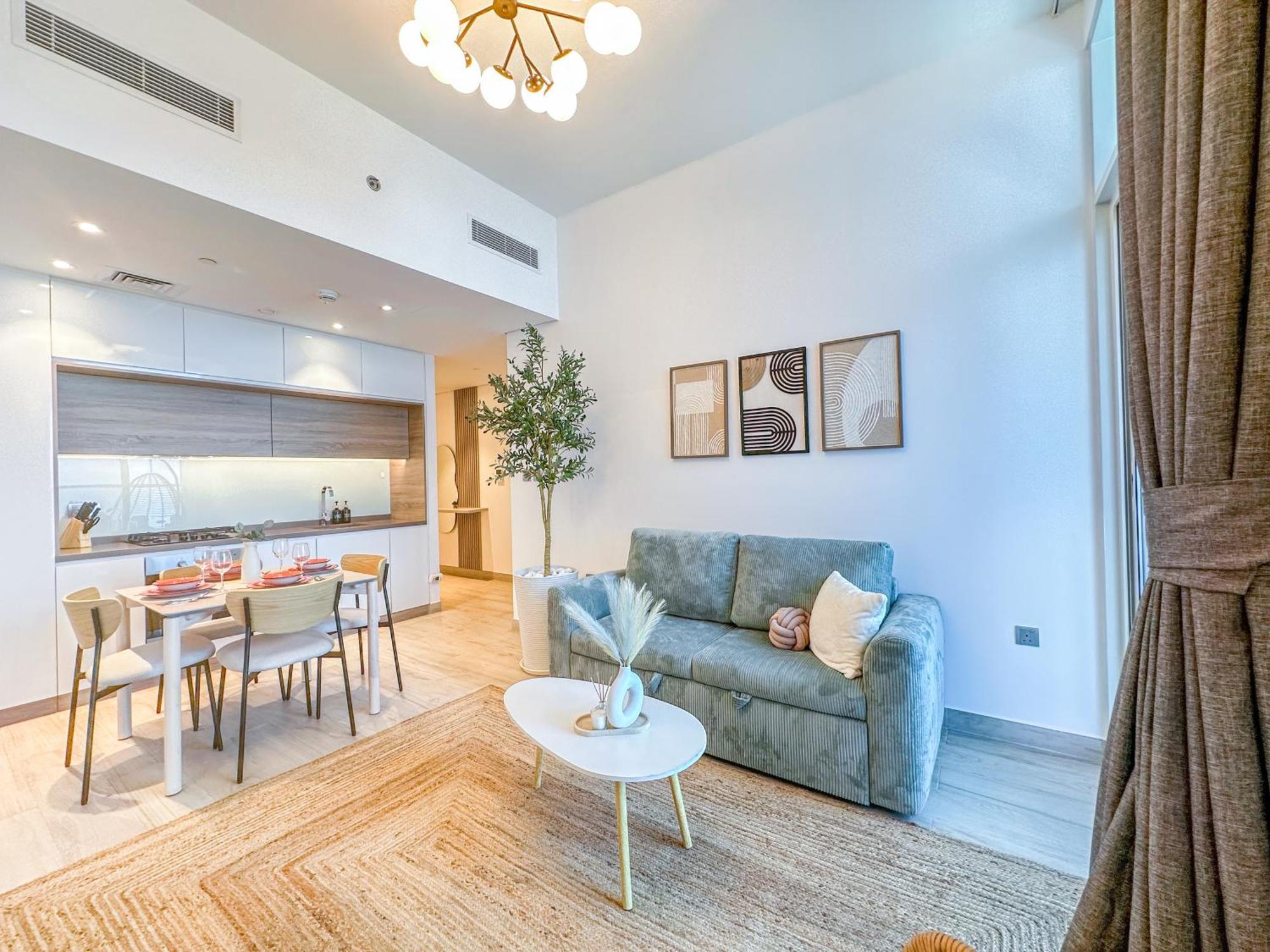 Super Luxury Flat Desing With Sea, Marina And Pool View Apartment